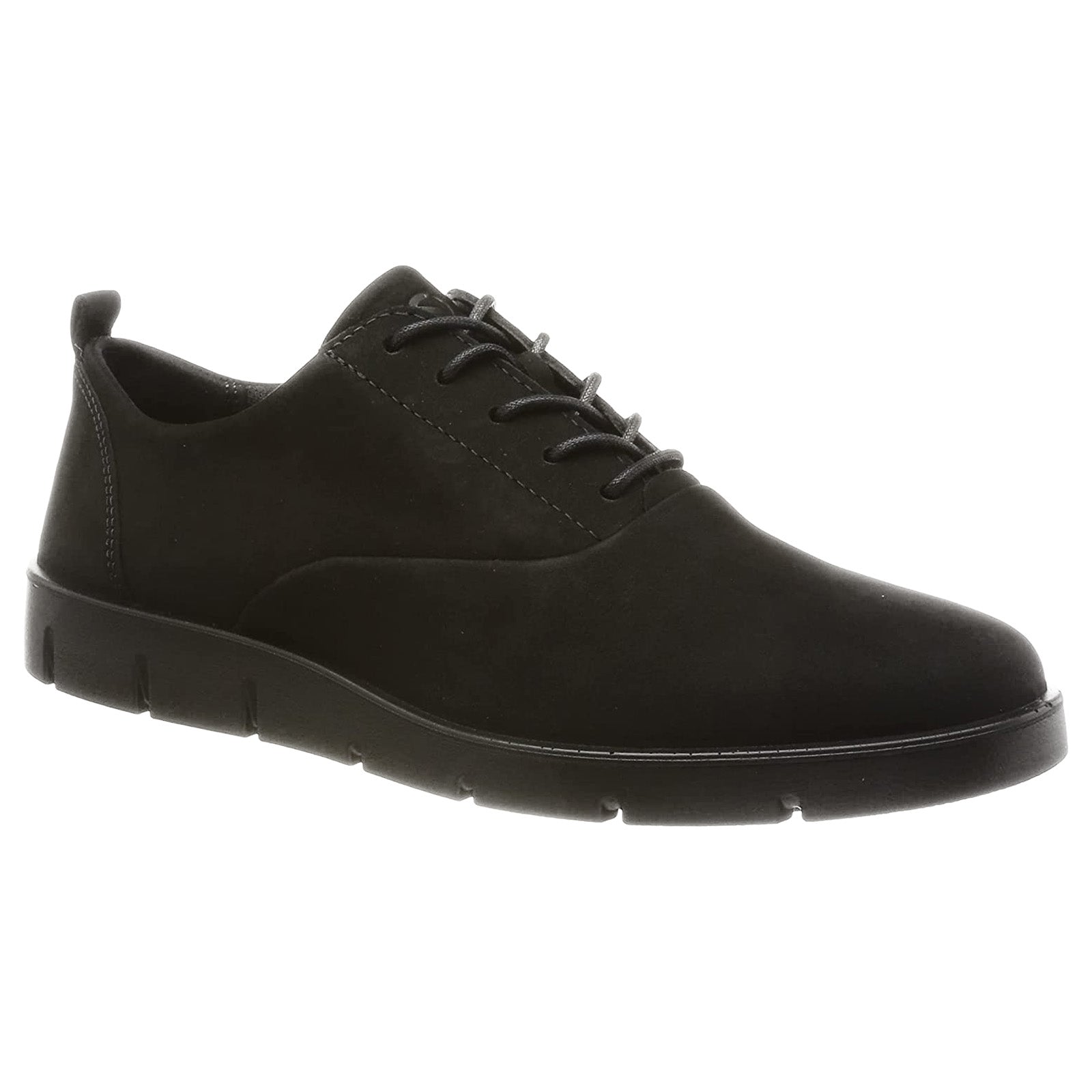 Ecco Bella 282313 Nubuck Women's Lace Up Black Shoes