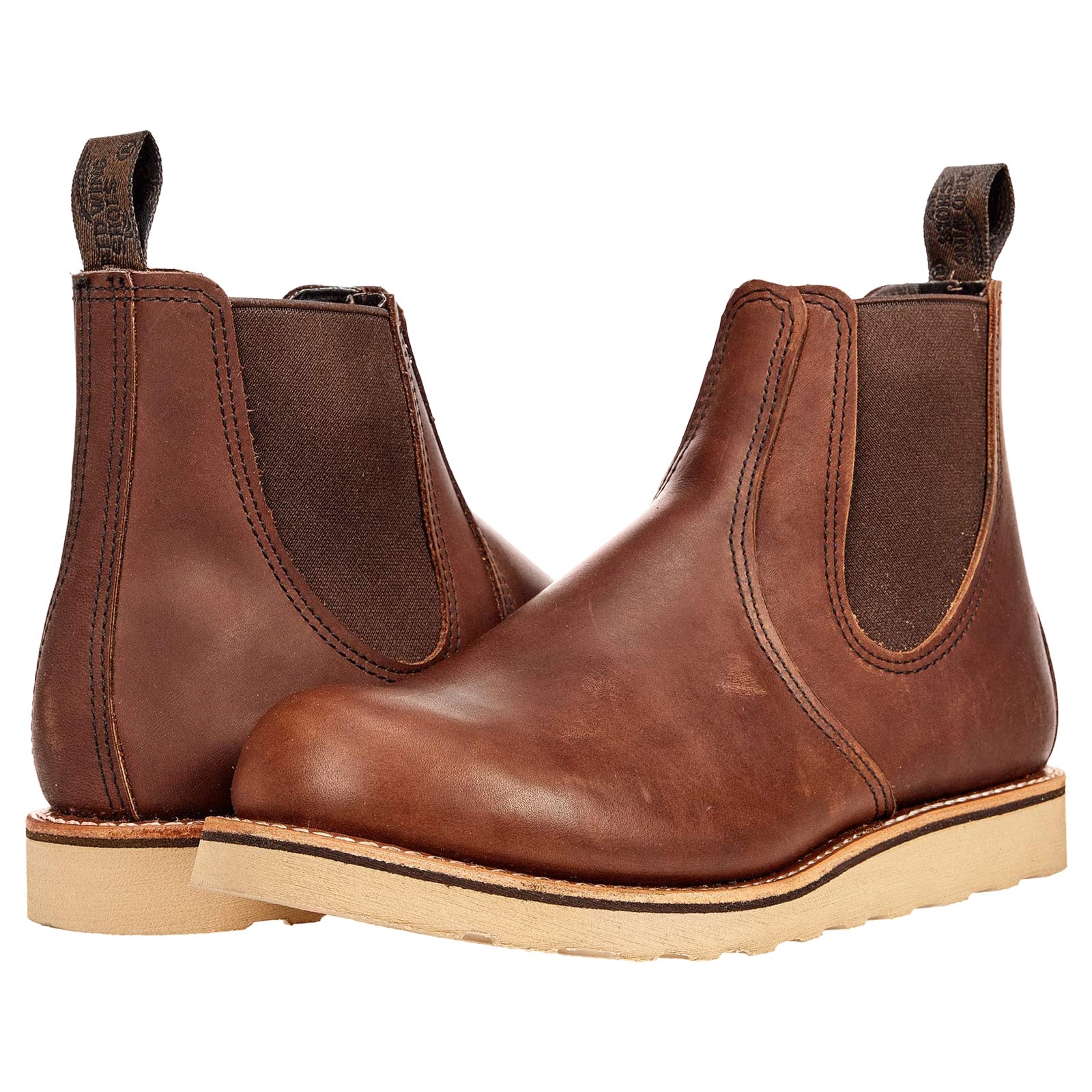 Red Wing Classic Chelsea Leather Mens Boots#color_amber