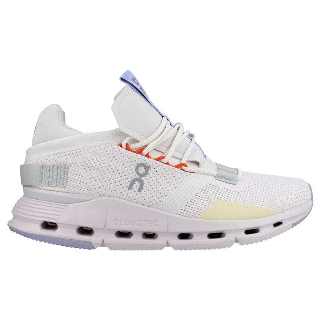 On Cloudnova Textile Women's Running Shoes#color_white glacier