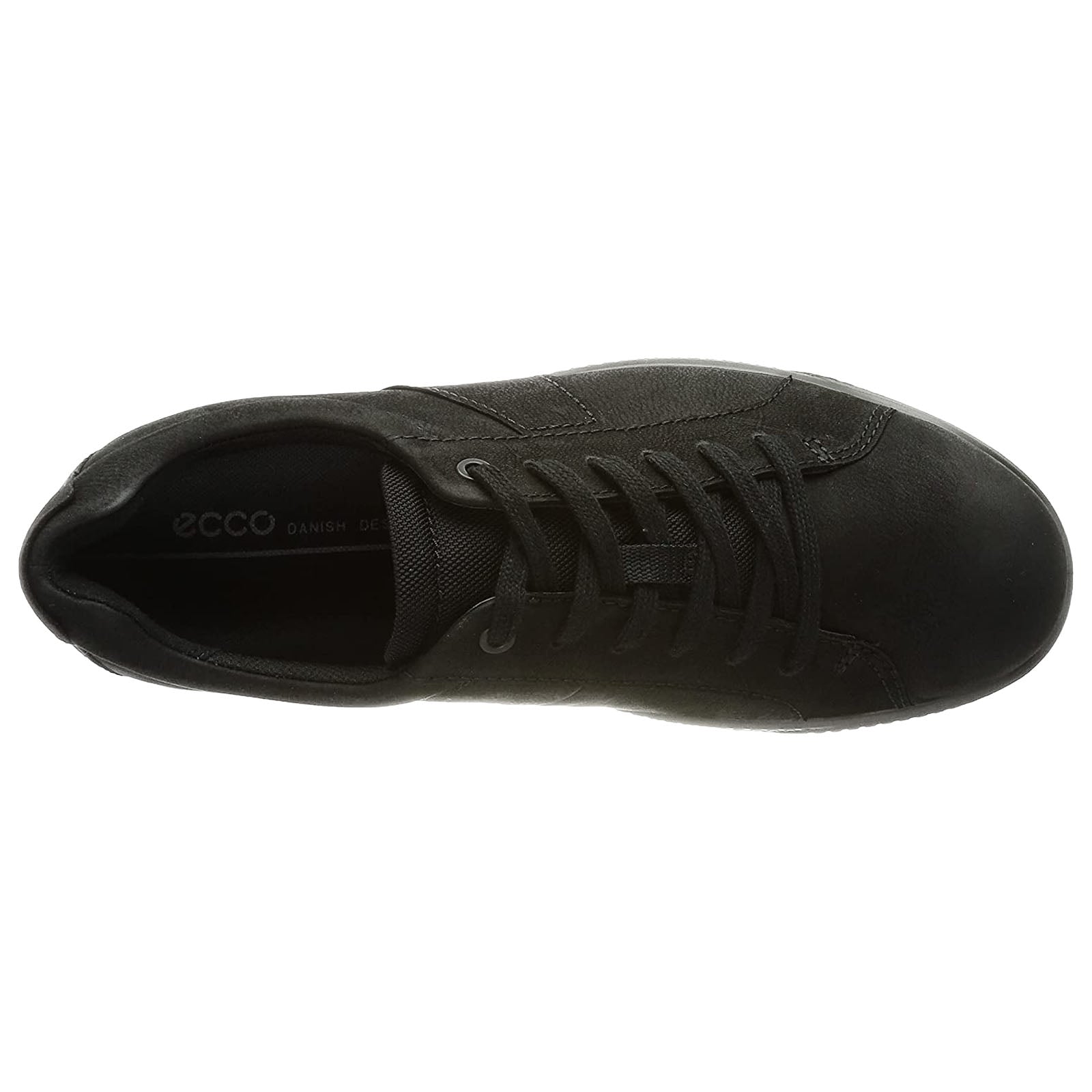 Ecco Byway 501594 Leather Mens Trainers#color_black