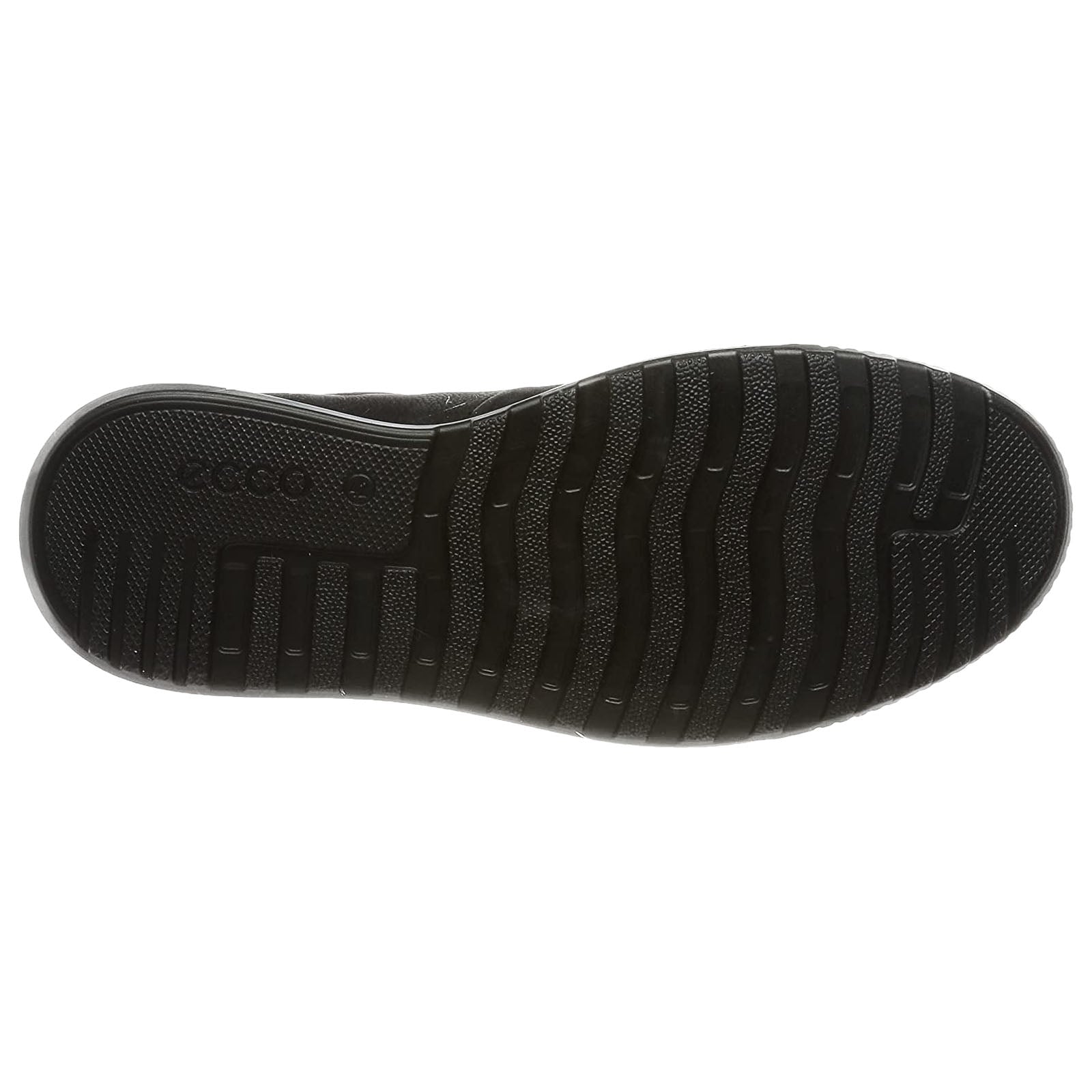 Ecco Byway 501594 Leather Mens Trainers#color_black