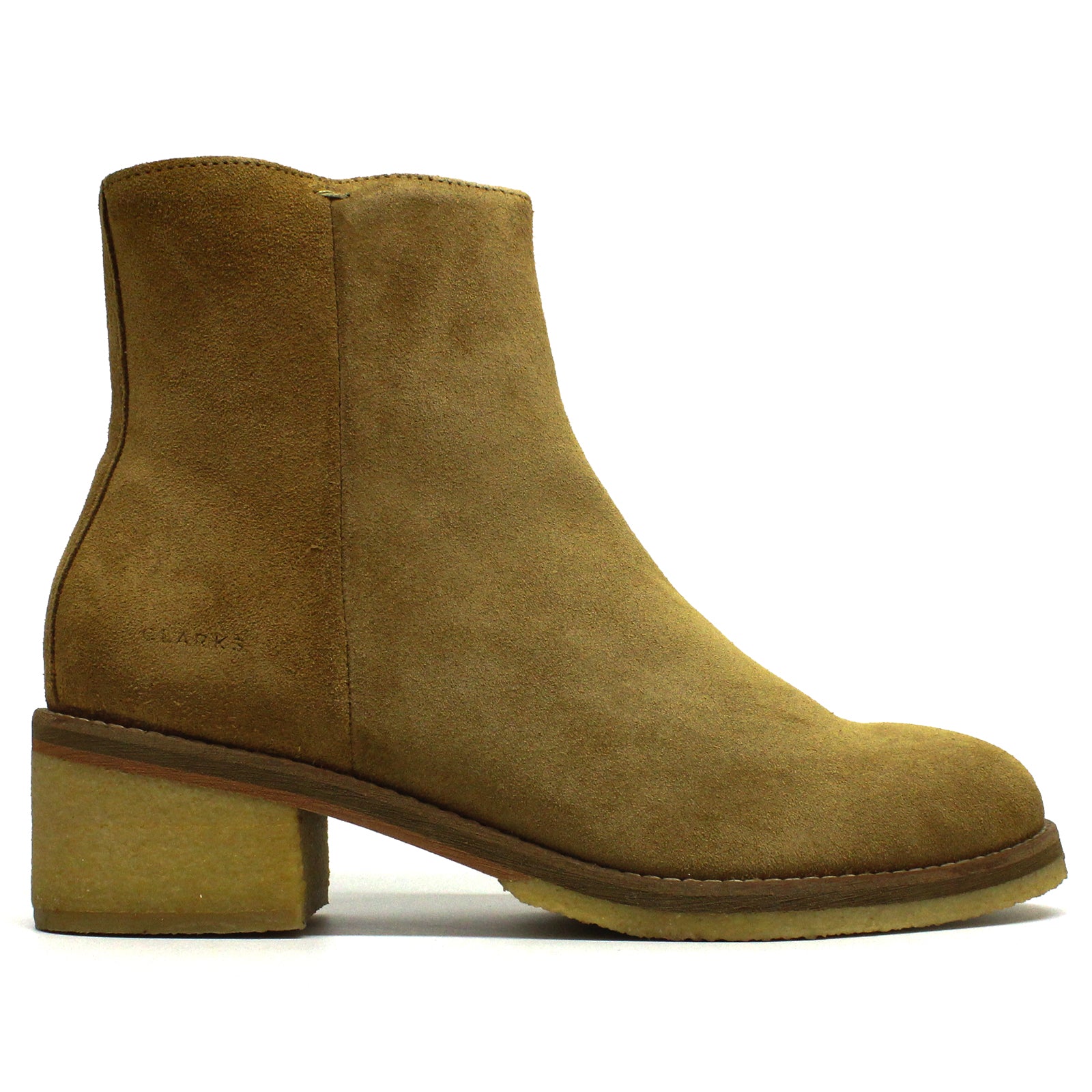 Clarks Originals Amara Crepe Suede Womens Boots#color_tan