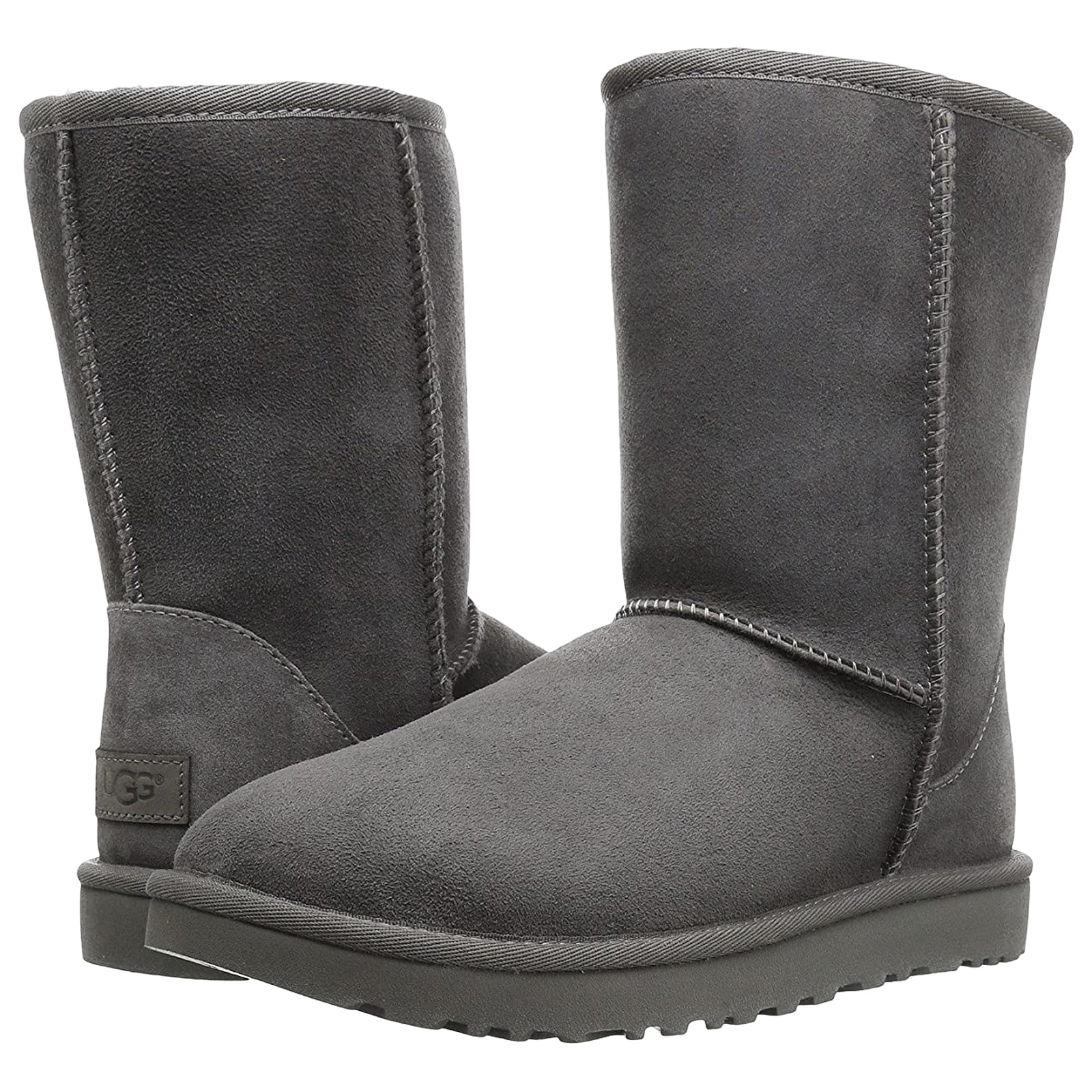 Ugg Classic Short II Suede Womens Boots#color_grey