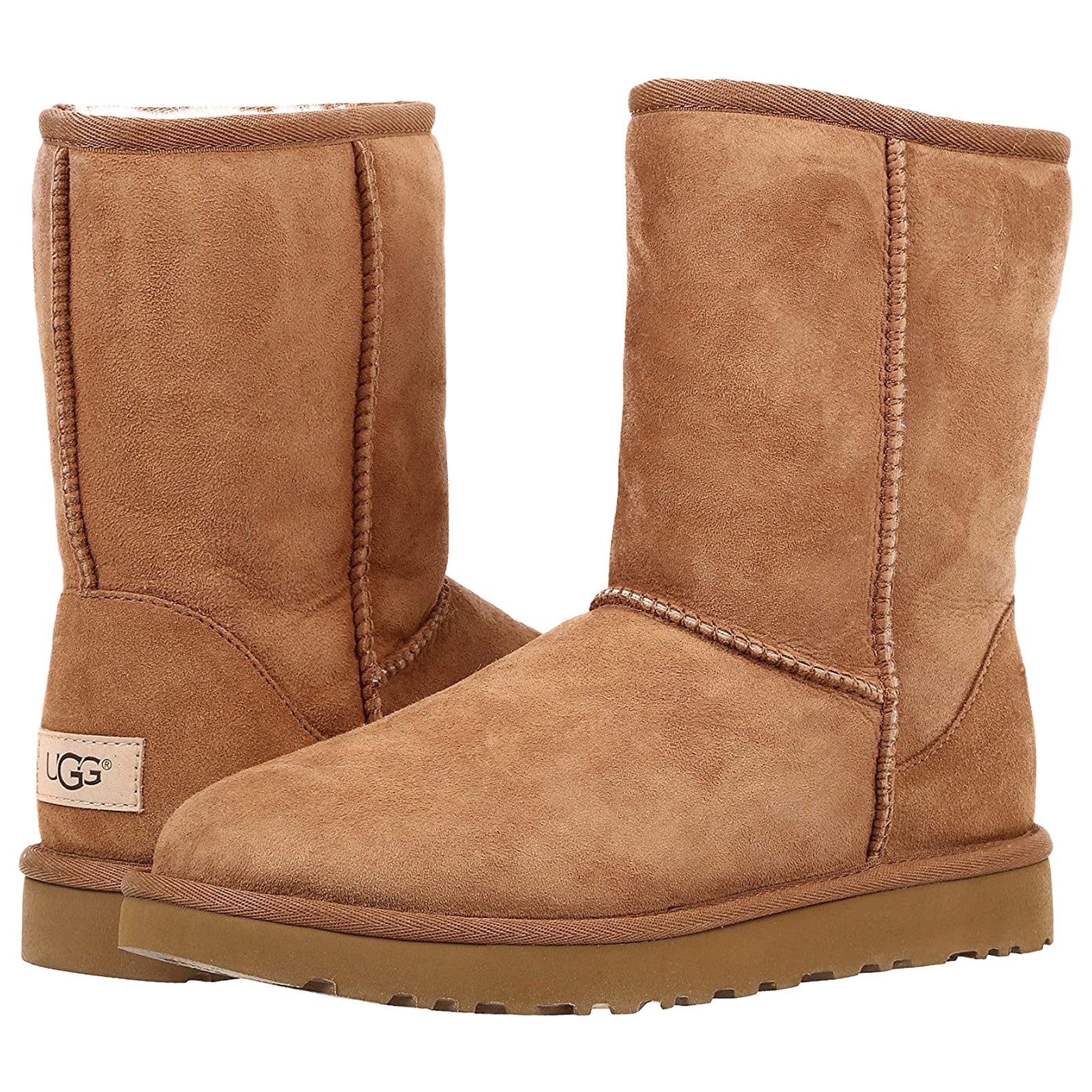 Ugg Classic Short II Suede Womens Boots#color_chestnut