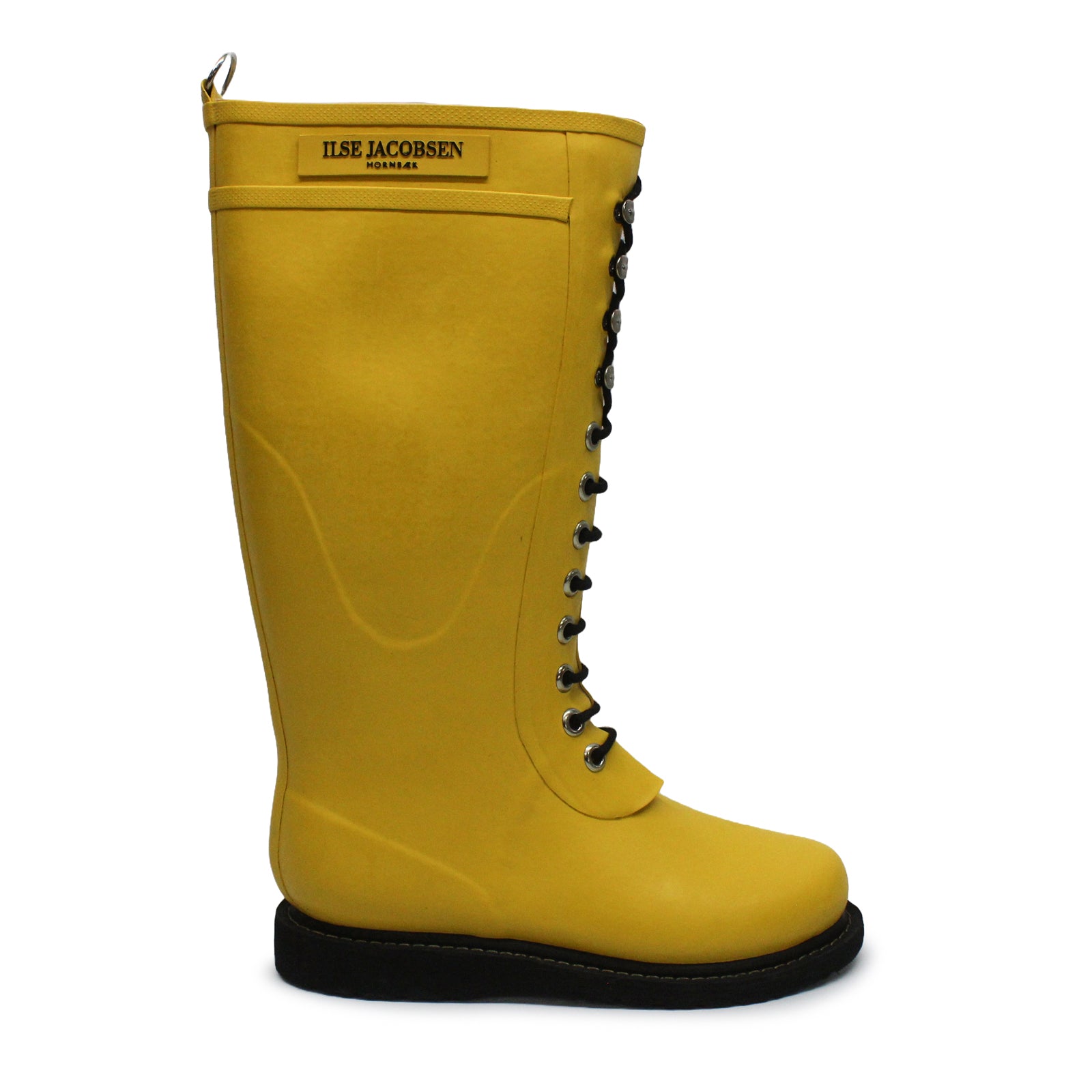 Ilse Jacobsen Rub1 Rubber Women's Calf Length Cyber Yellow Boots