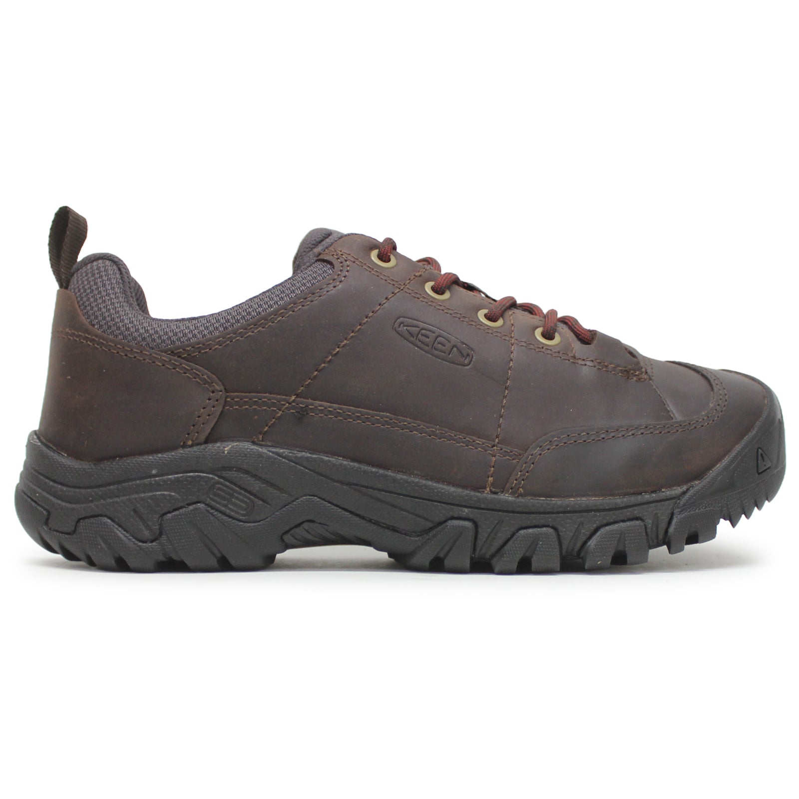 Keen Targhee III Oxford Nubuck Mens Shoes#color_dark earth mulch