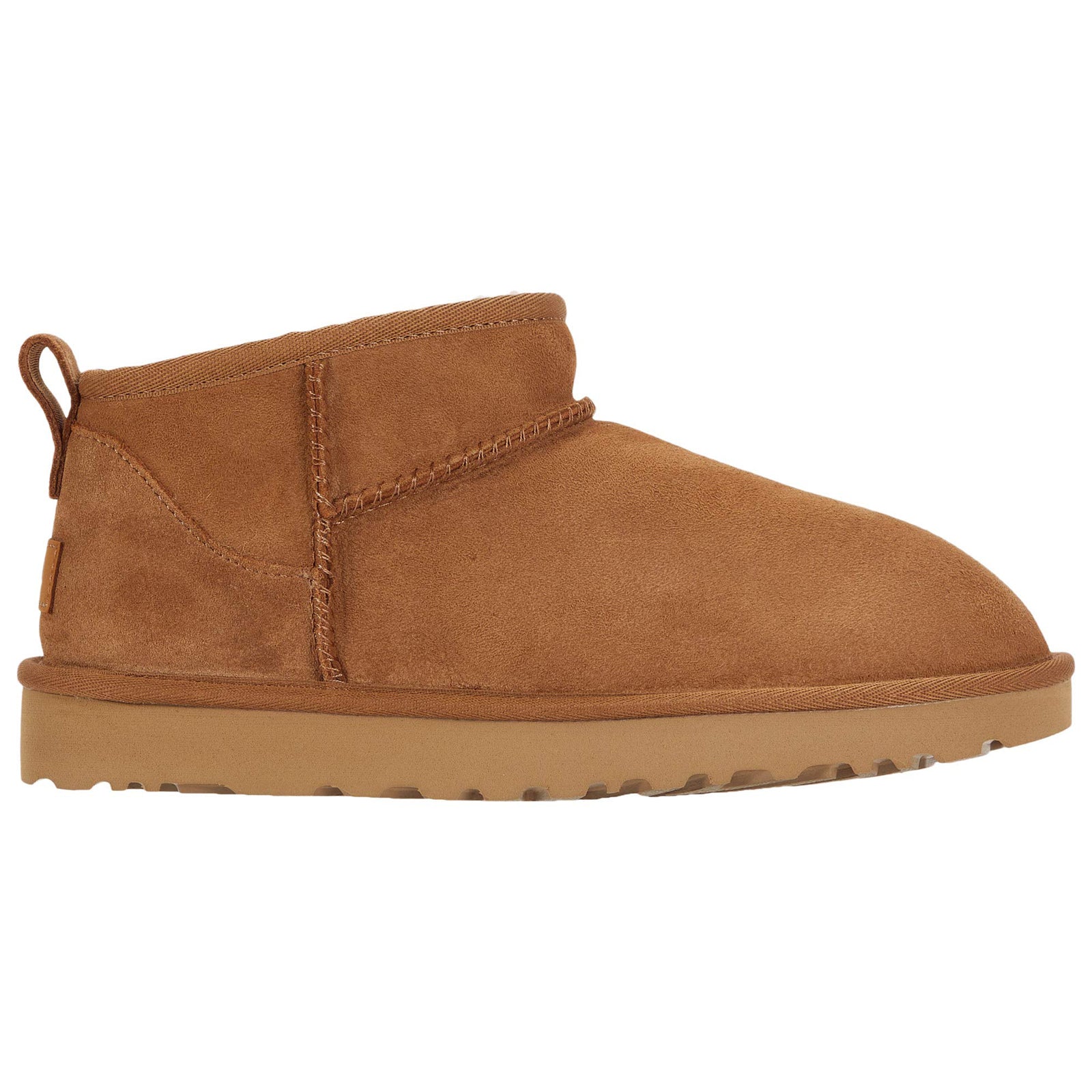 Ugg Classic Ultra Mini 1116109-CHE Suede Womens Boots - Chestnut - 38#color_chestnut