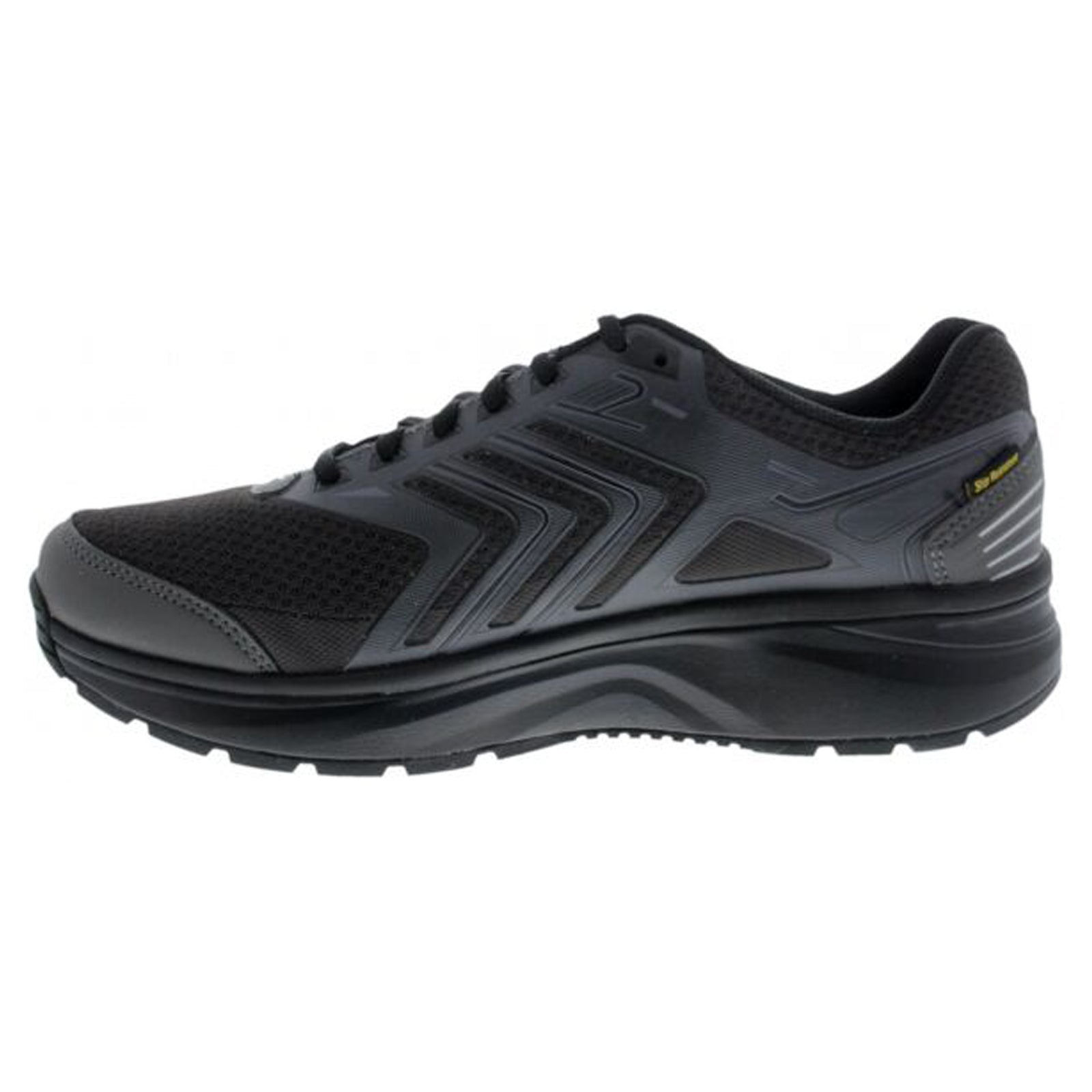 Joya Flash SR Synthetic Textile Mens Trainers#color_black