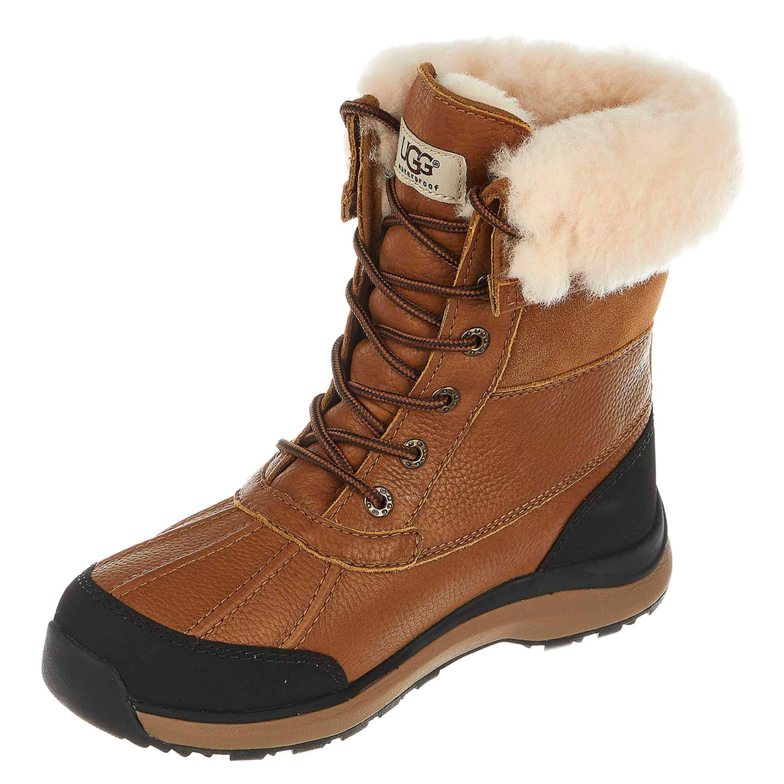 Ugg Adirondack III Leather Womens Boots#color_chestnut
