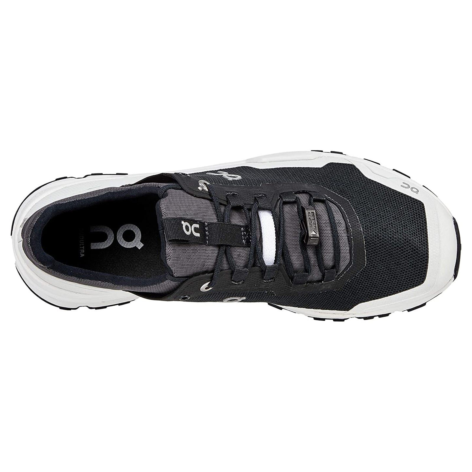 On Cloudultra Textile Synthetic Womens Trainers#color_black white