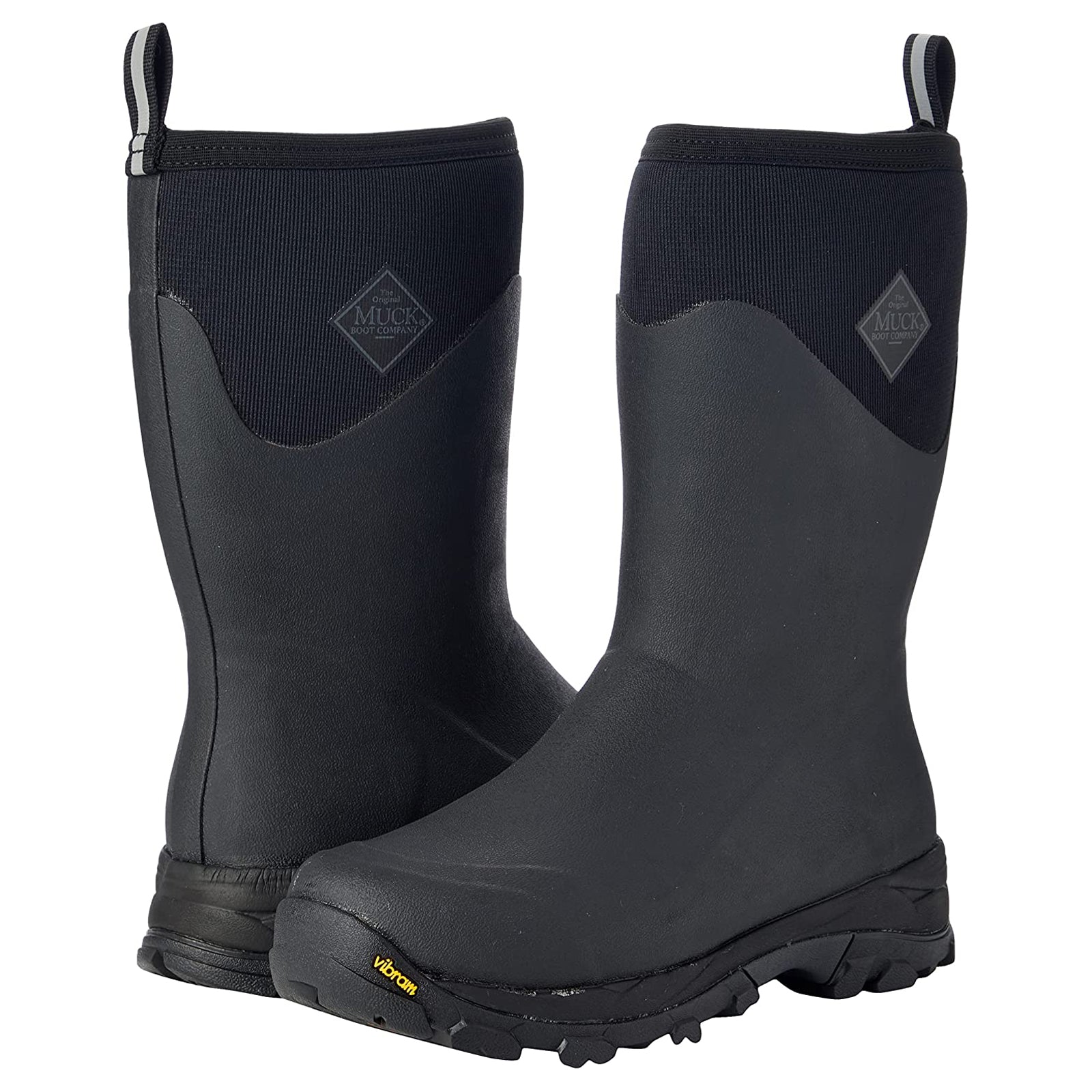 Muck Boot Arctic Ice Mid AGAT Synthetic Textile Mens Boots#color_black