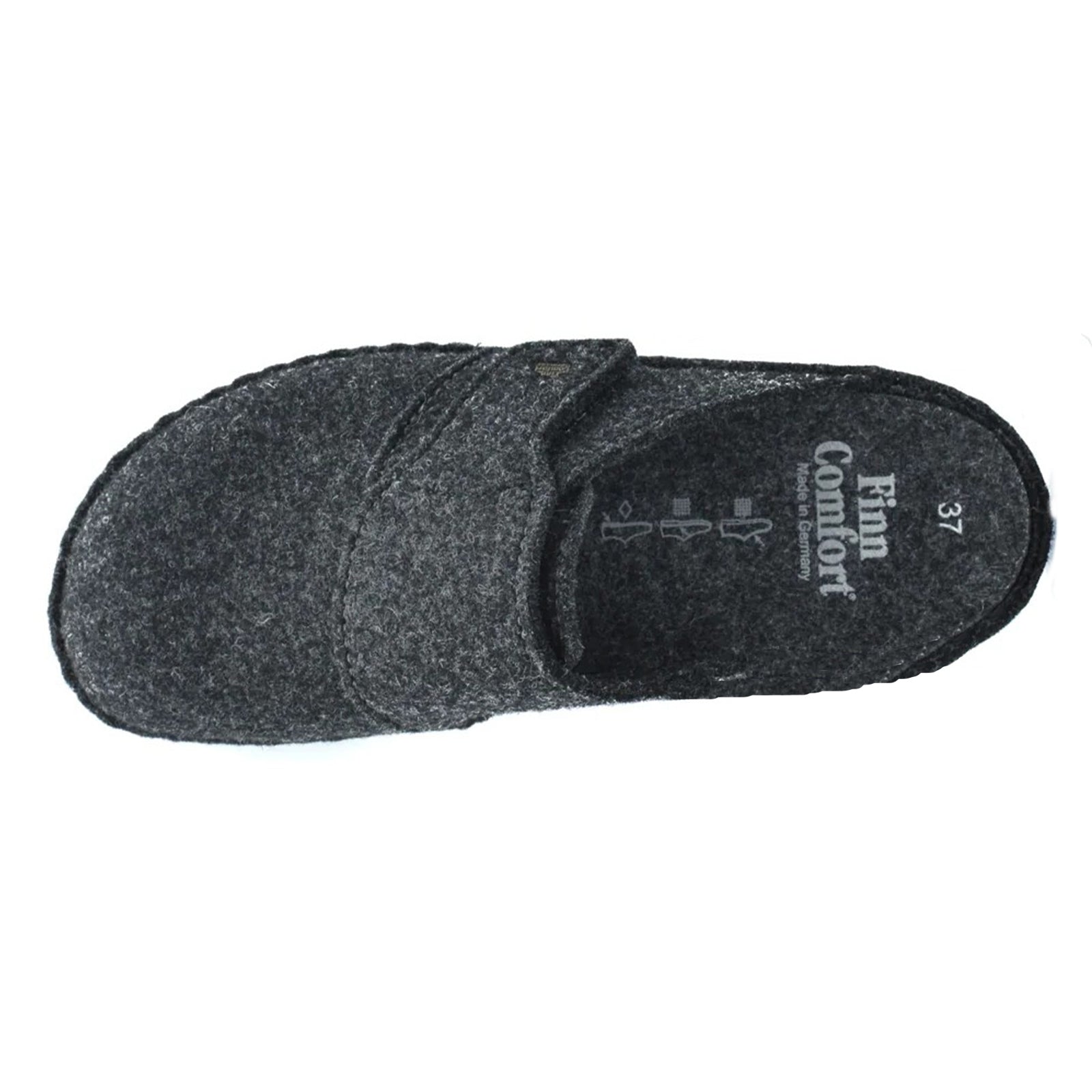 Finn Comfort Tirol Textile Synthetic Mens Sandals#color_anthracite