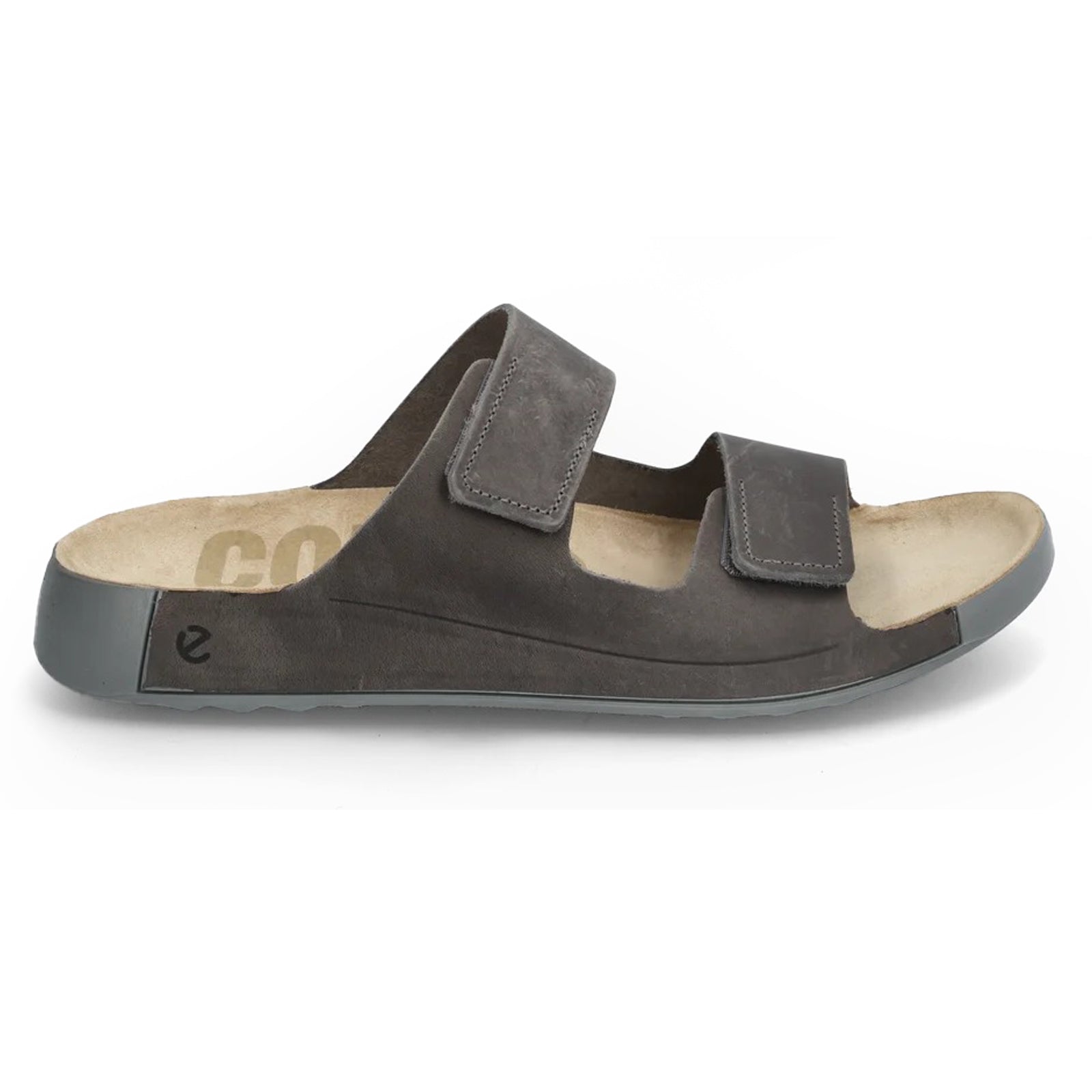 Ecco 2nd Cozmo Leather Mens Sandals#color_steel