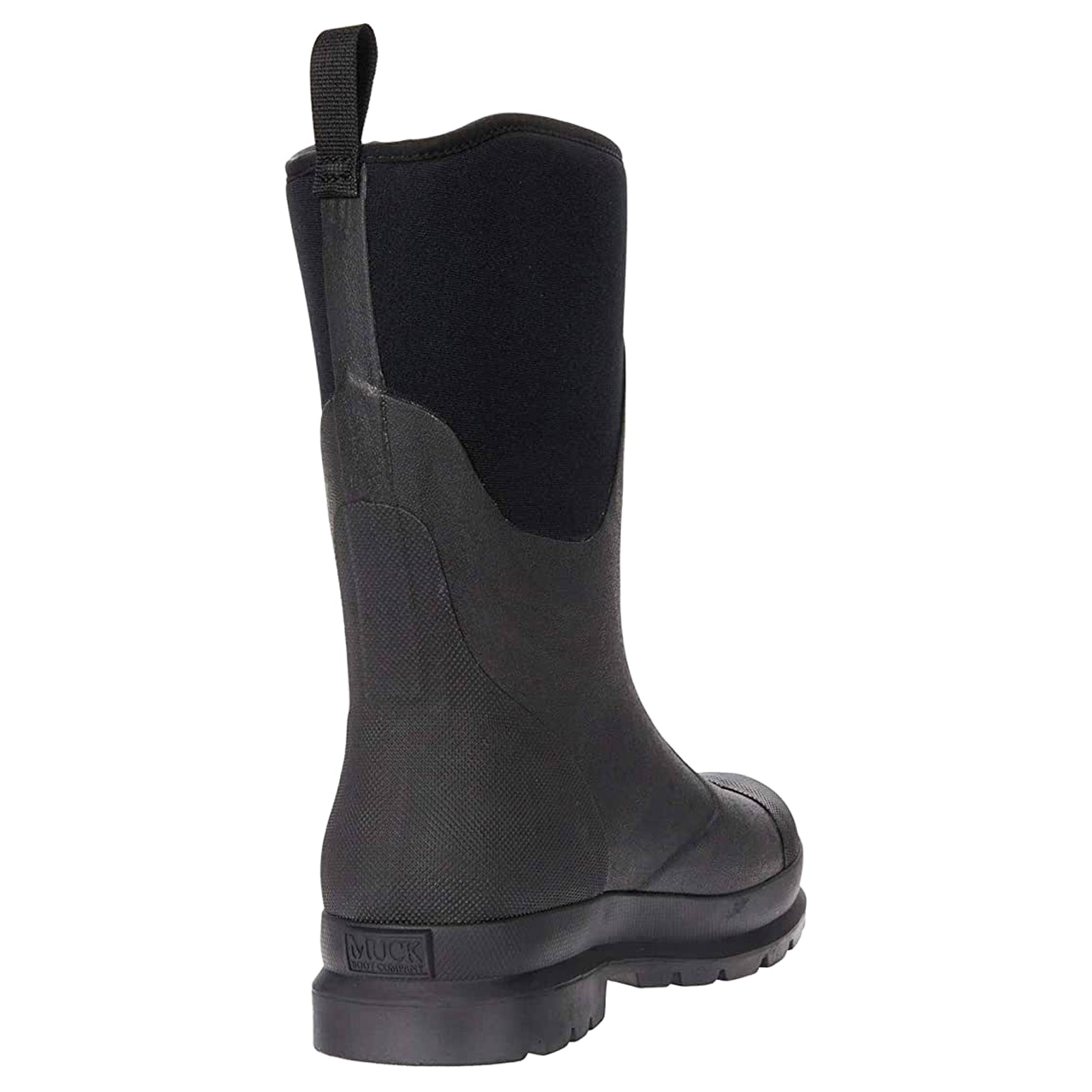 Muck Boot Chore Classic Mid Synthetic Textile Womens Boots#color_black