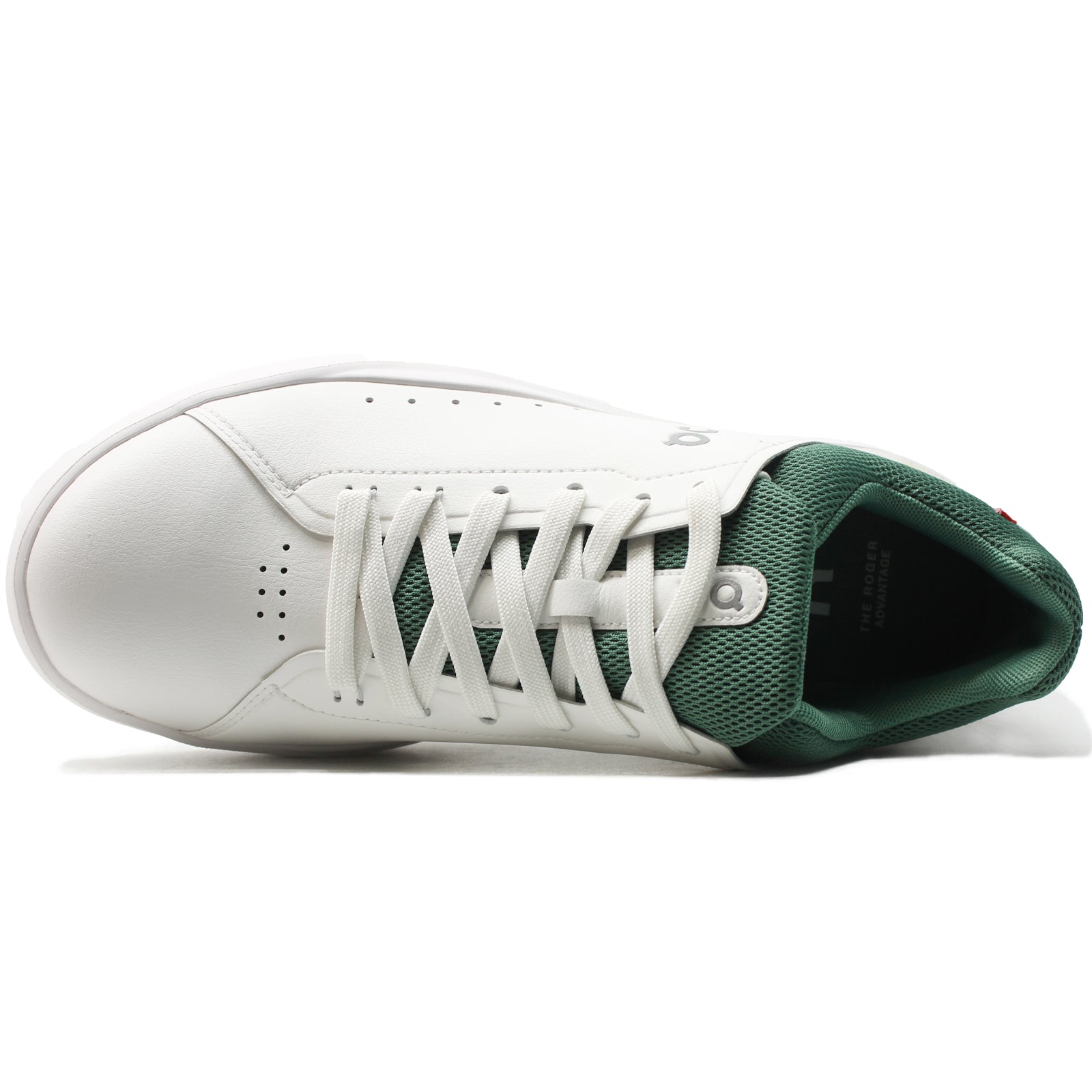 On Running The Roger Advantage Textile Men's Low-Top Trainers#color_white green