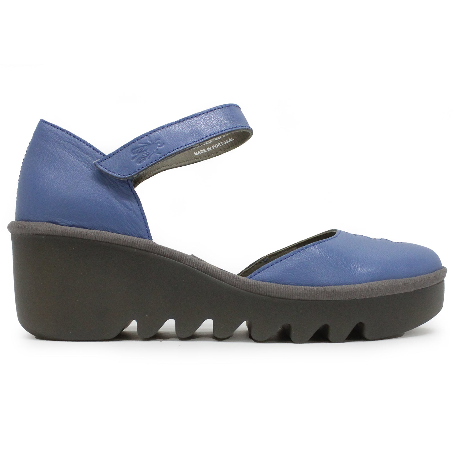Fly London BISO305FLY Mousse Leather Womens Sandals#color_blue