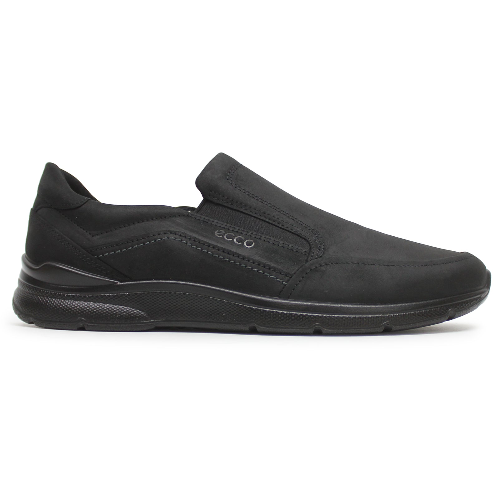 Ecco Irving 511744 Nubuck Mens Shoes#color_black
