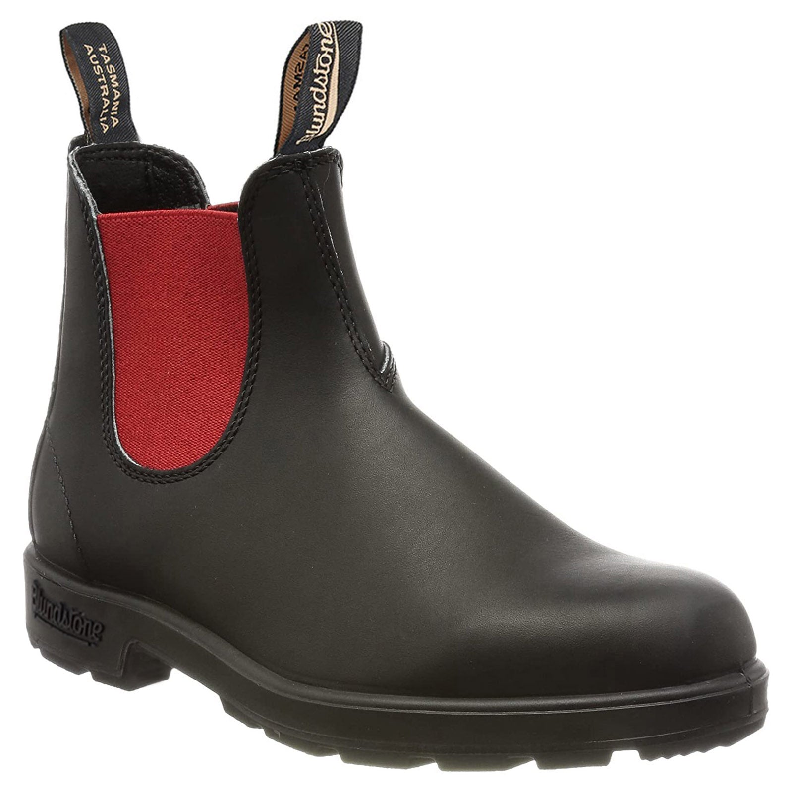 Blundstone 508 Leather Unisex Boots#color_black red