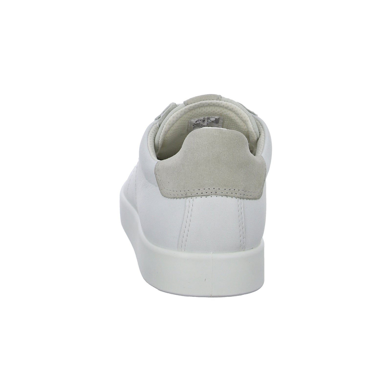 Ecco Street Lite Leather Mens Trainers#color_white gravel