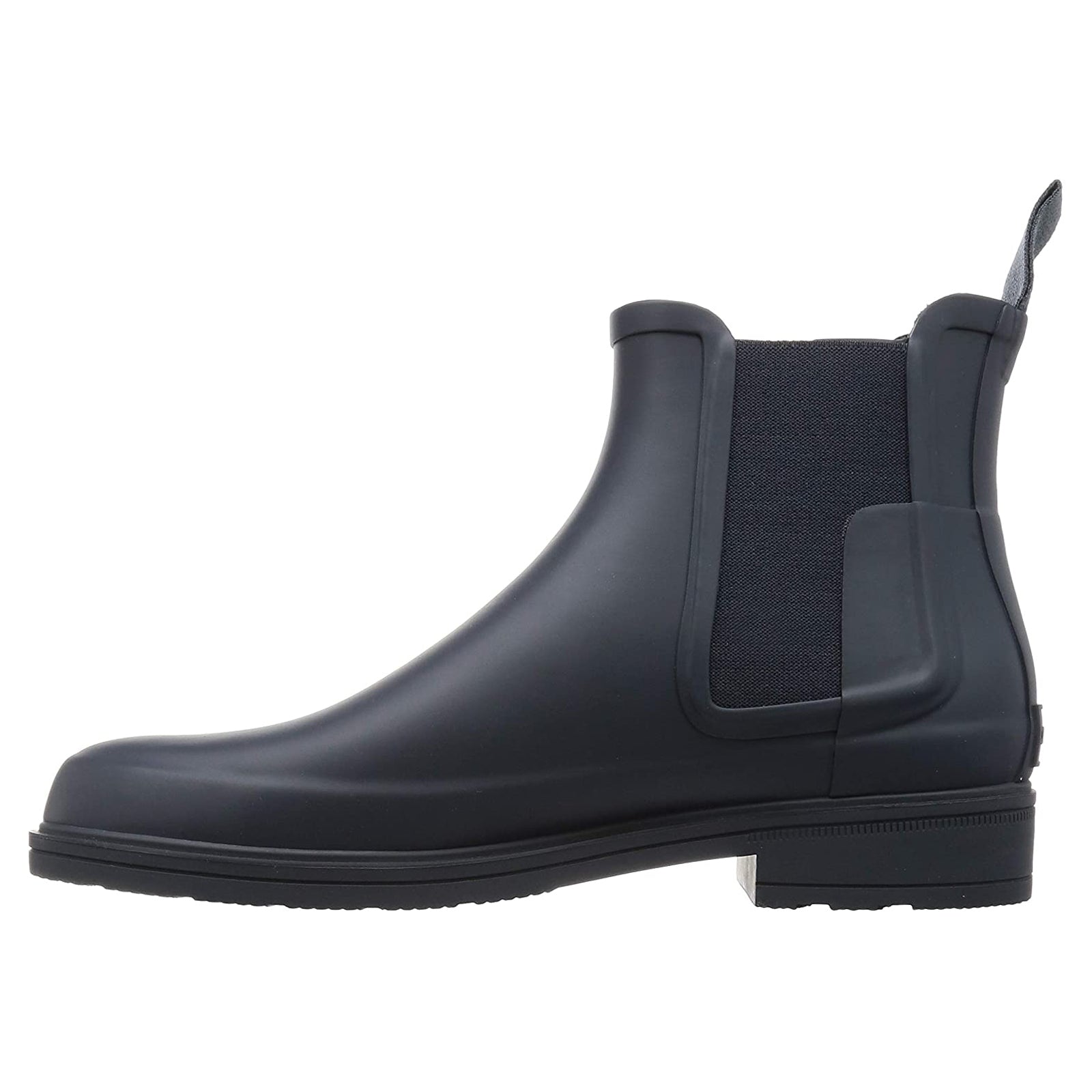 Hunter Original Refined Chelsea Rubber Mens Boots#color_navy
