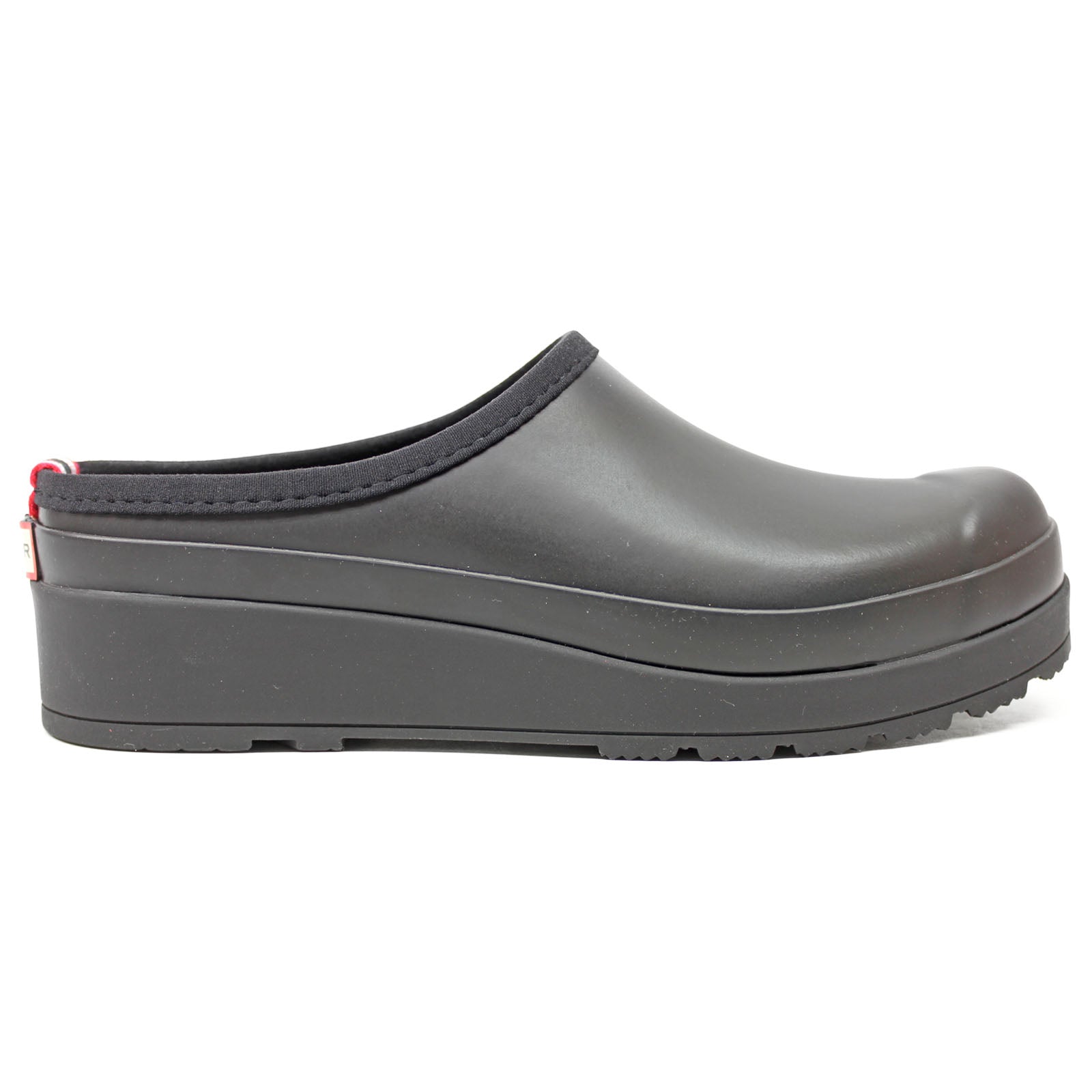 Hunter Original Play Clog Rubber Womens Shoes#color_black