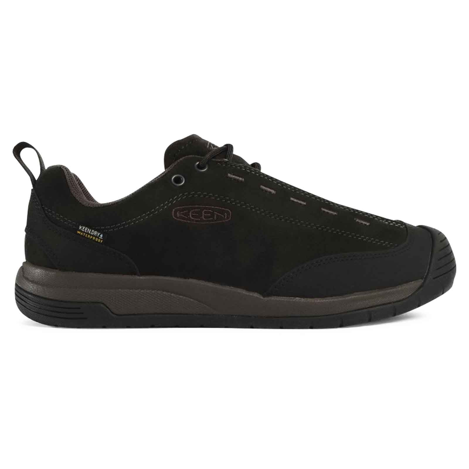 Keen Jasper II WP Leather Mens Trainers#color_black raven