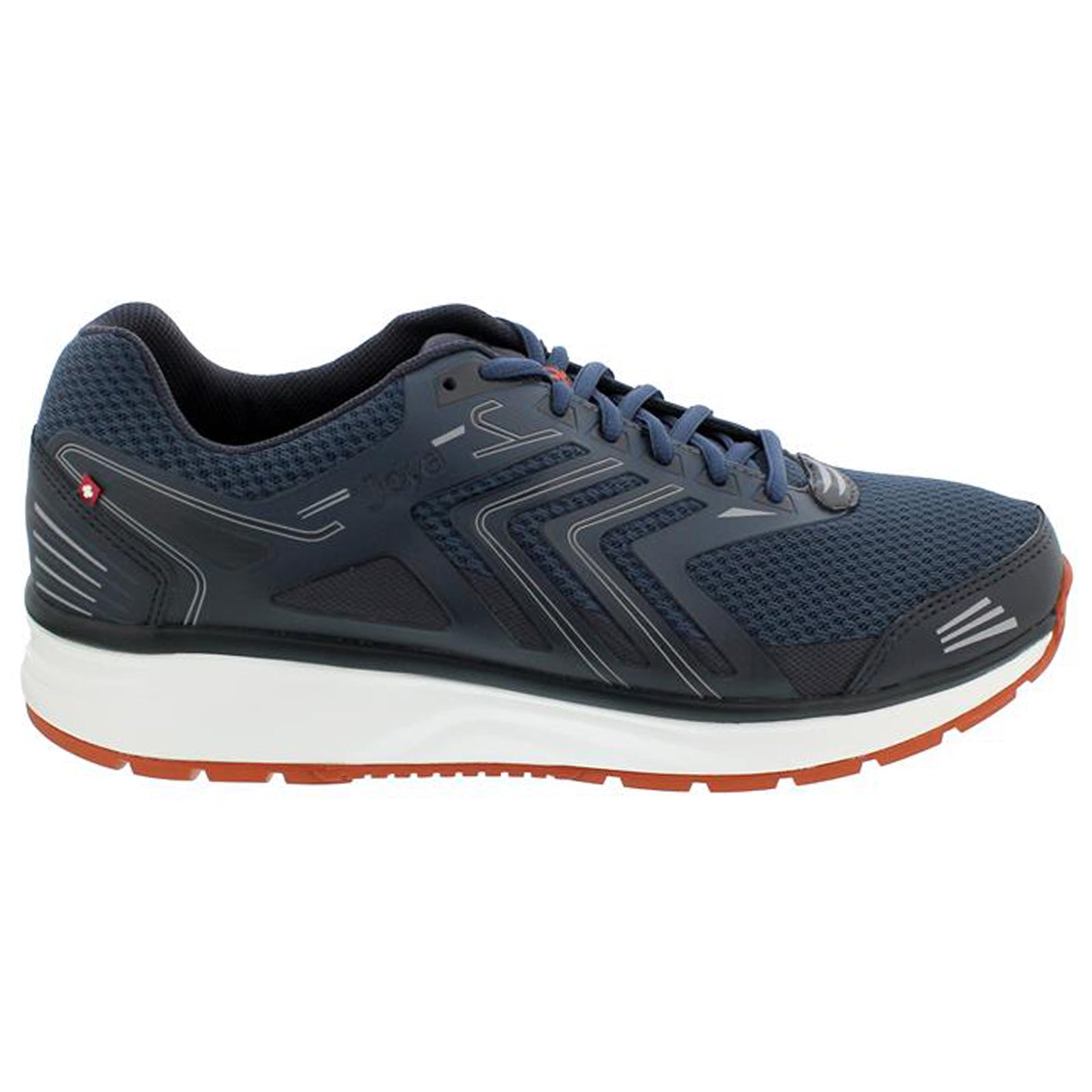 Joya Flash Textile Synthetic Mens Trainers#color_dark blue