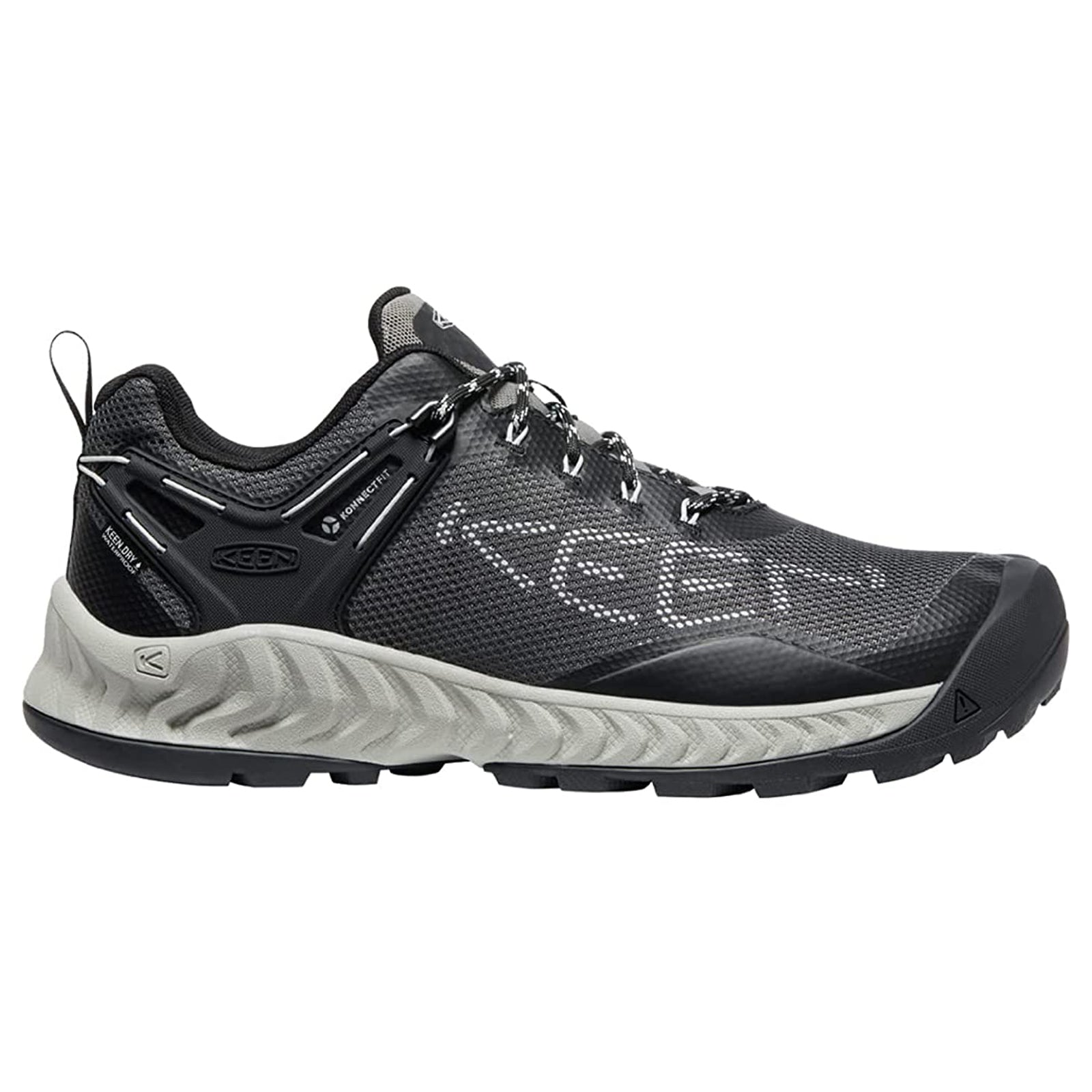 Keen Nxis Evo WP Synthetic Textile Mens Shoes#color_magnet vapor