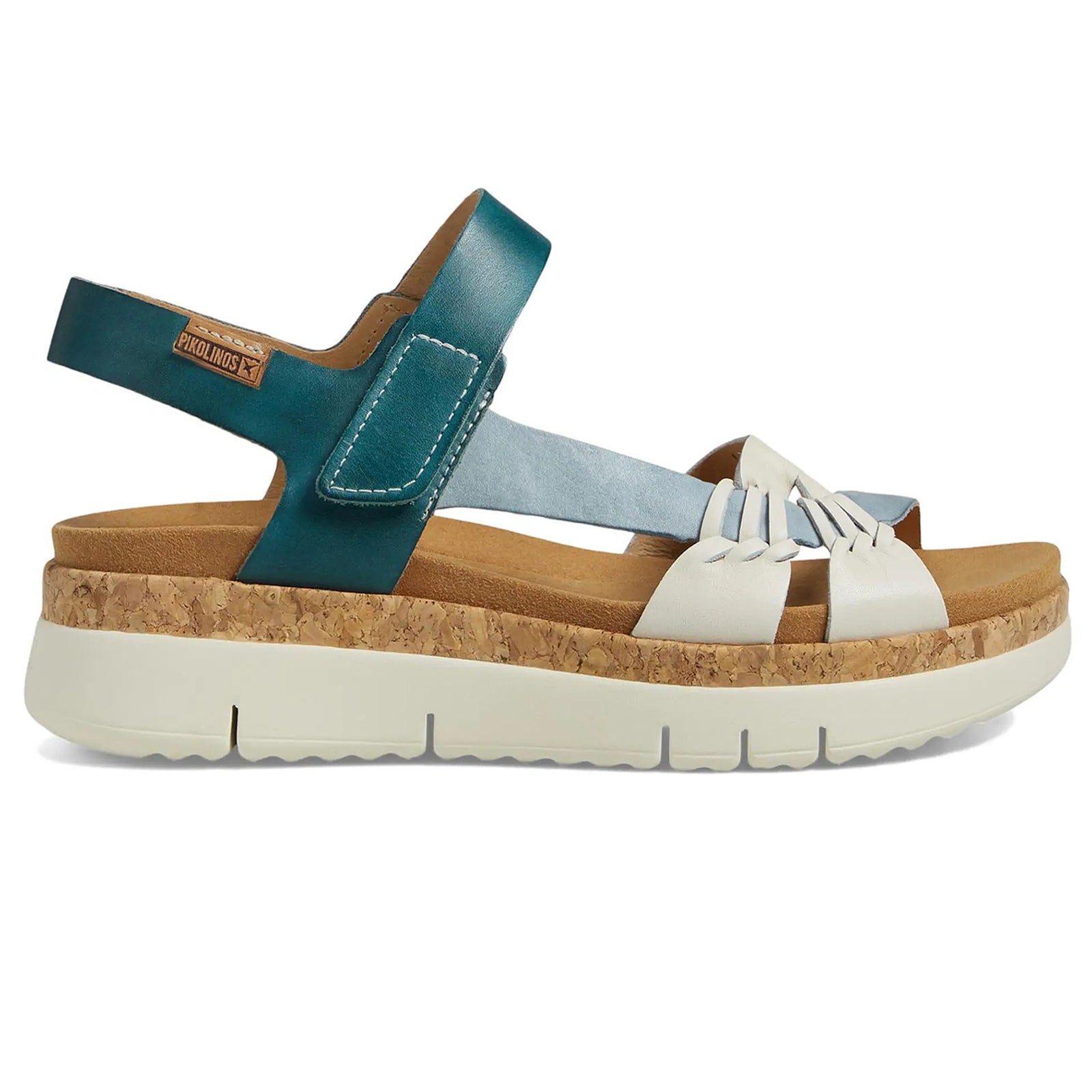 Pikolinos Palma W4N-0968 Leather Womens Sandals#color_river