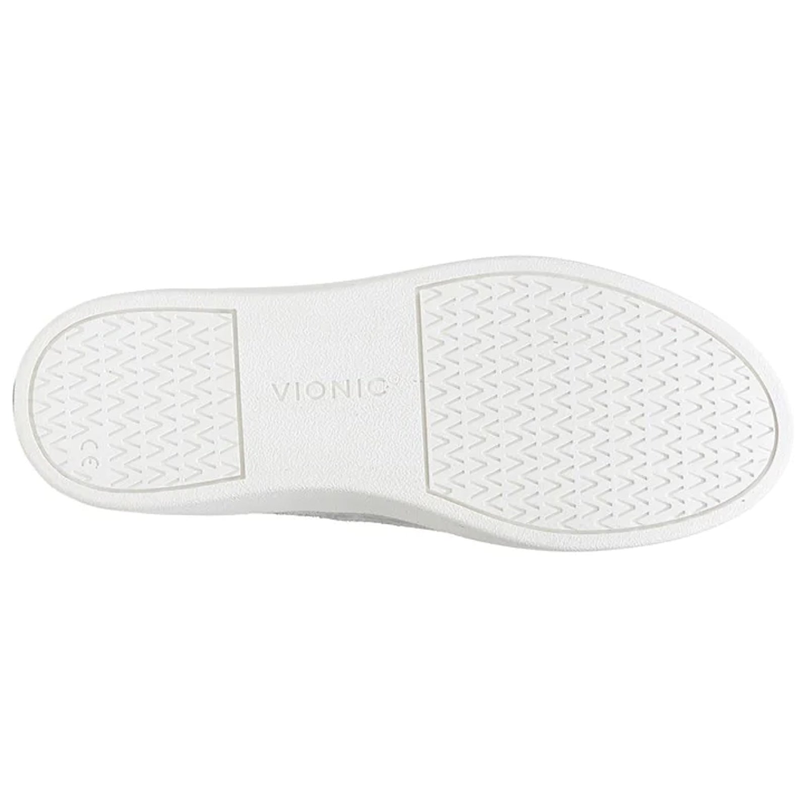 Vionic Mylie Suede Leather Womens Trainers#color_white