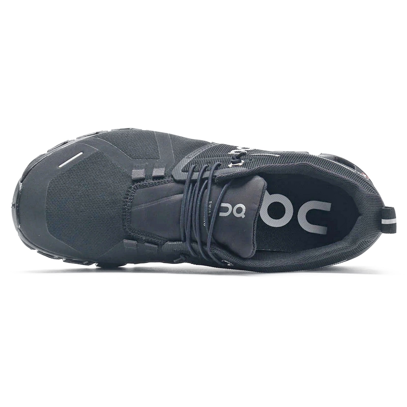 On Cloud 5 Waterproof Textile Synthetic Womens Trainers#color_all black