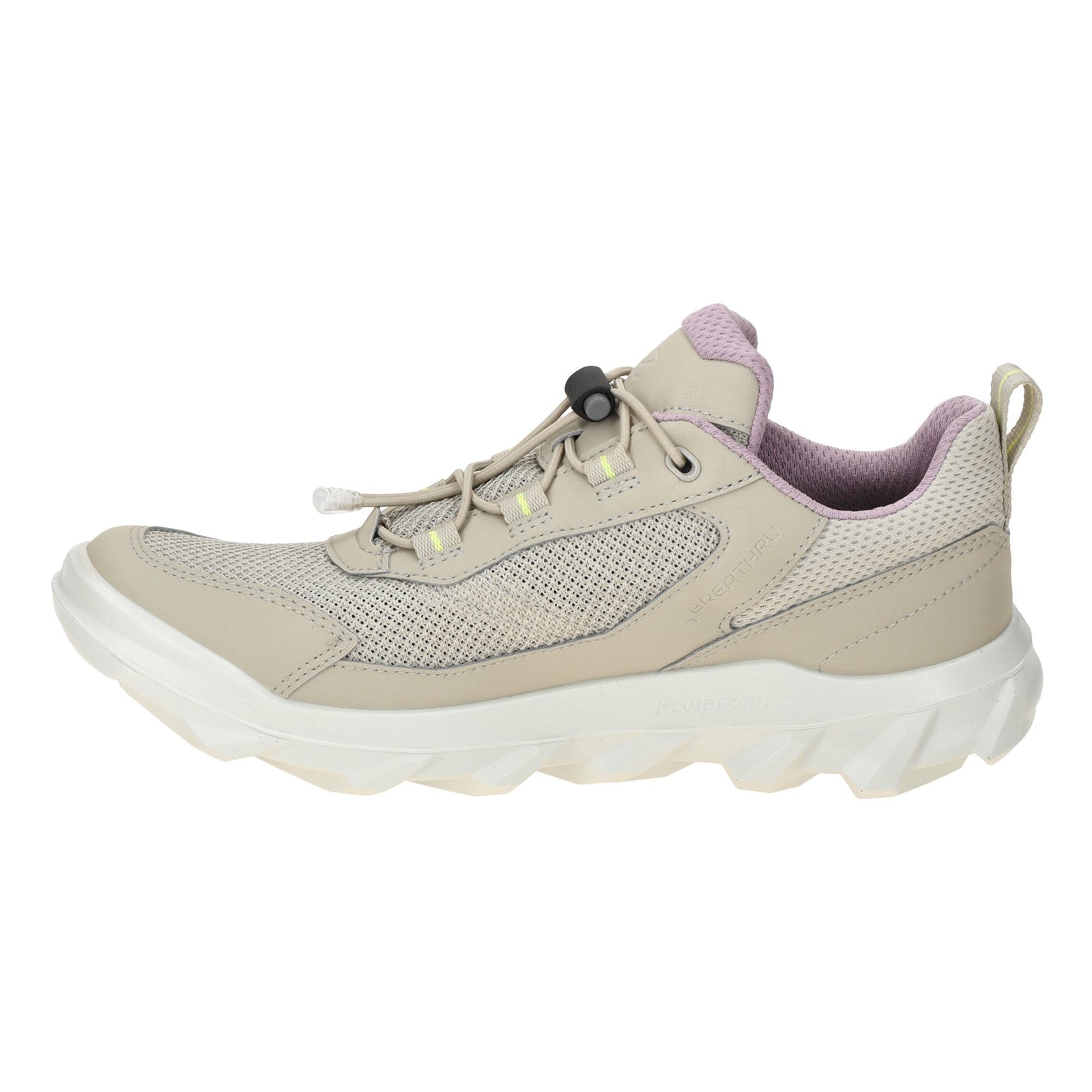 Ecco MX 820263 Textile Synthetic Womens Trainers#color_gravel gravel