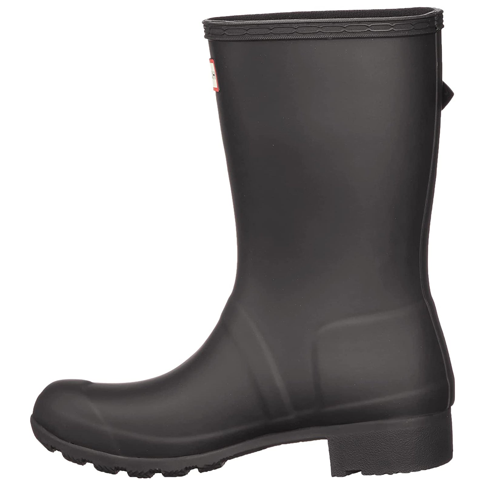 Hunter Original Tour Short Rubber Womens Boots#color_black