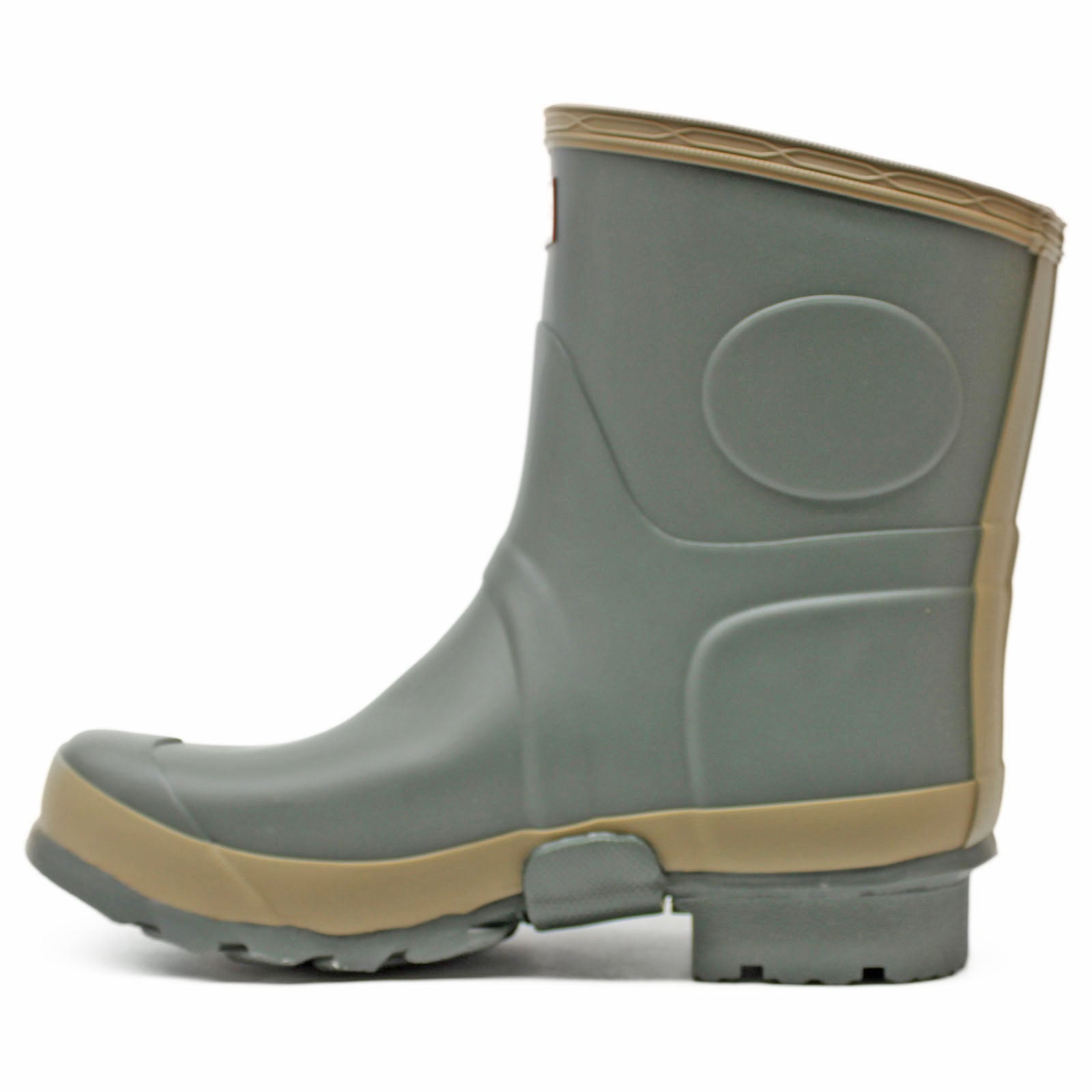 Hunter Field Gardener Short Rubber Womens Boots#color_dark olive clay