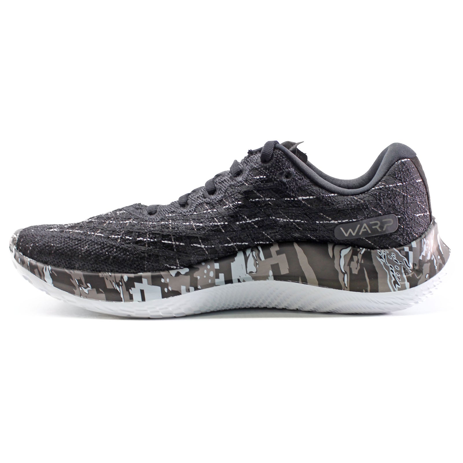Under Armour Flow Velociti Wind RFCamo Synthetic Textile Mens Trainers#color_black grey