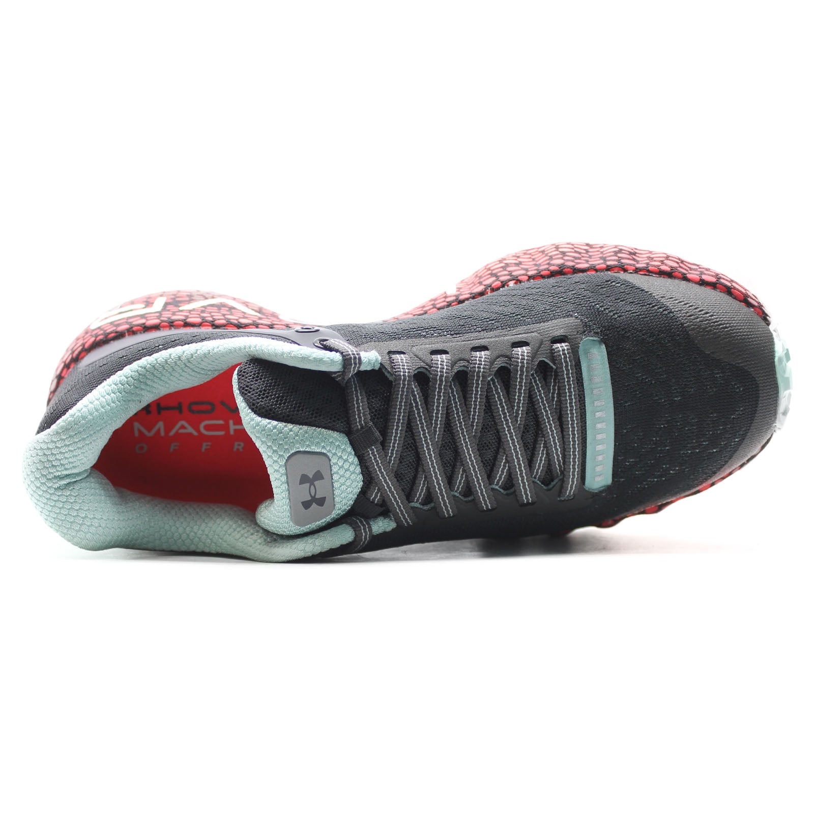 Under Armour HOVR Machina Off Road Synthetic Textile Womens Trainers#color_grey