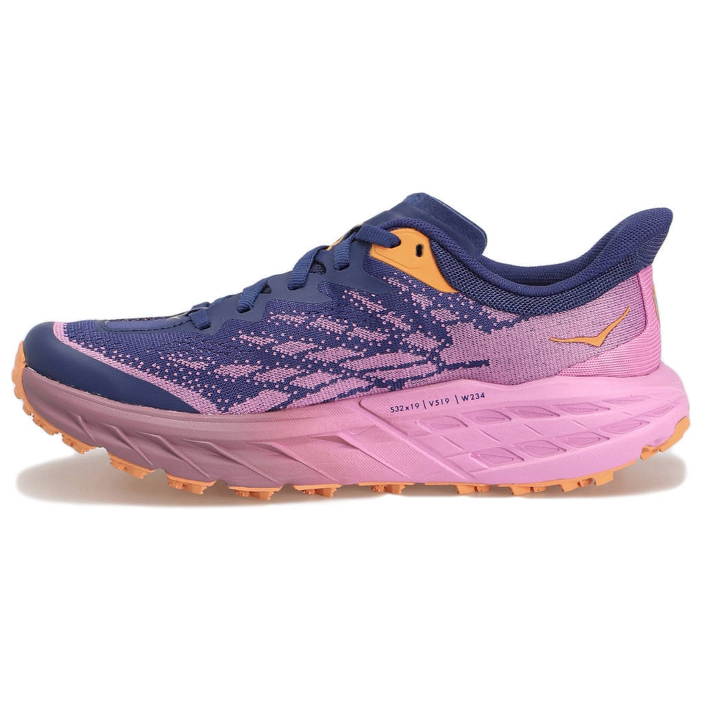 Hoka Speedgoat 5 Mesh Women's Running Shoes#color_bellwether blue cyclamen