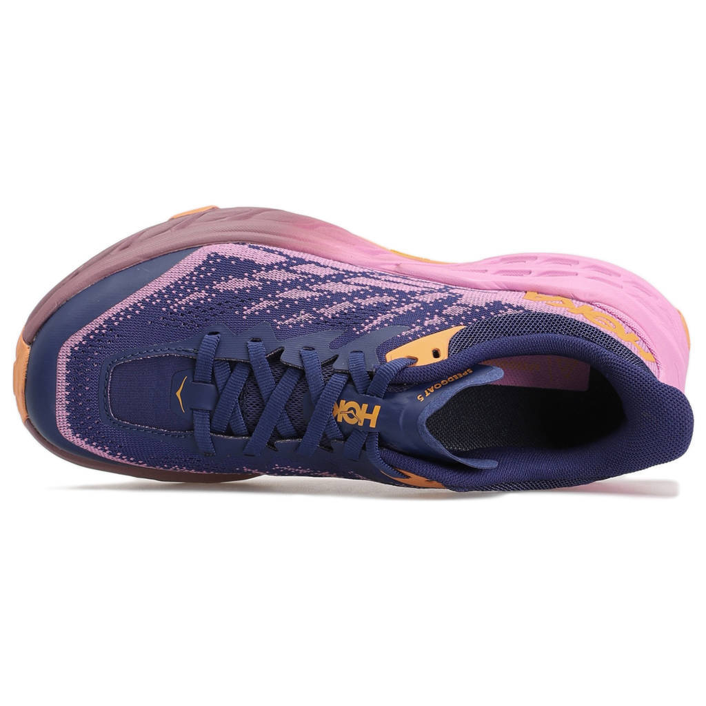 Hoka Speedgoat 5 Mesh Women's Running Shoes#color_bellwether blue cyclamen