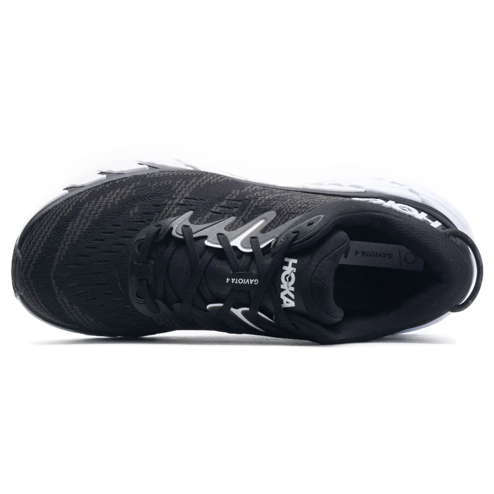Hoka Gaviota 4 Textile Synthetic Mens Trainers#color_black white