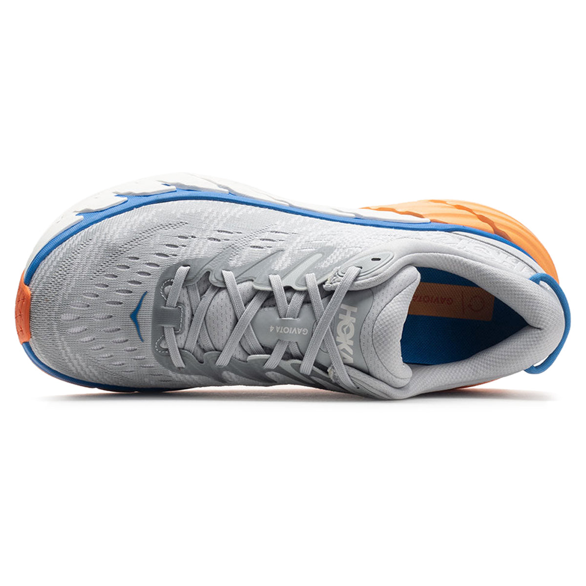 Hoka Gaviota 4 Textile Synthetic Mens Trainers#color_harbor mist nimbus cloud