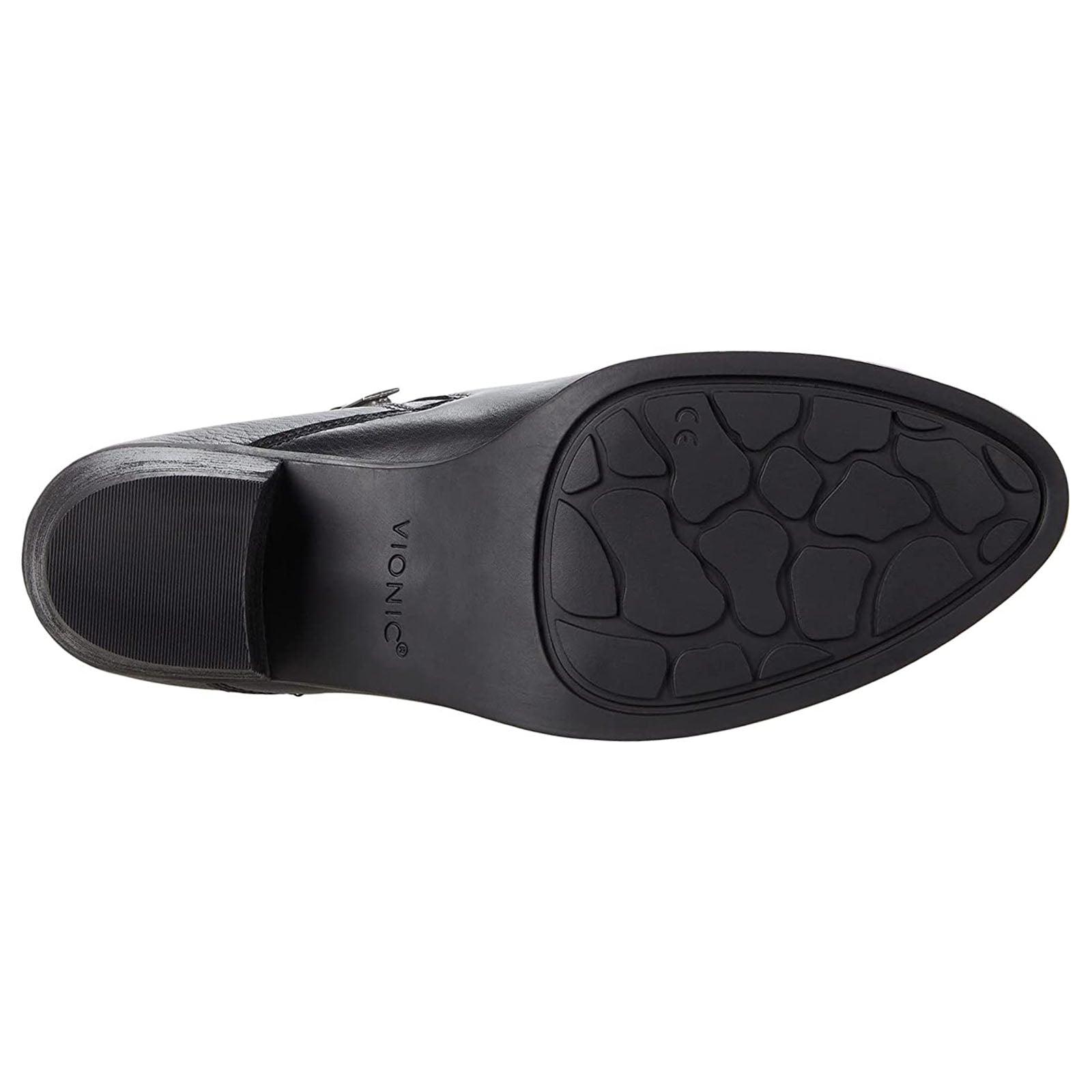 Vionic Cecily Leather Womens Boots#color_black