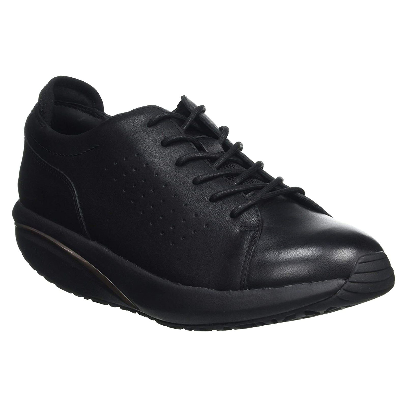 MBT Jion 702668 Leather Mens Trainers#color_black black
