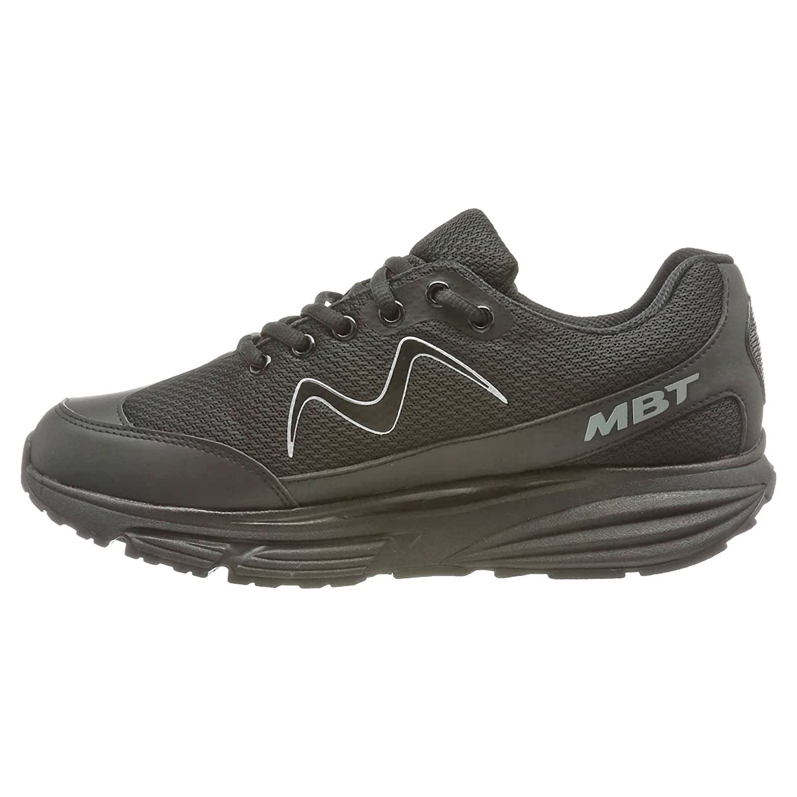 MBT Sport 1 Textile Synthetic Mens Trainers#color_black