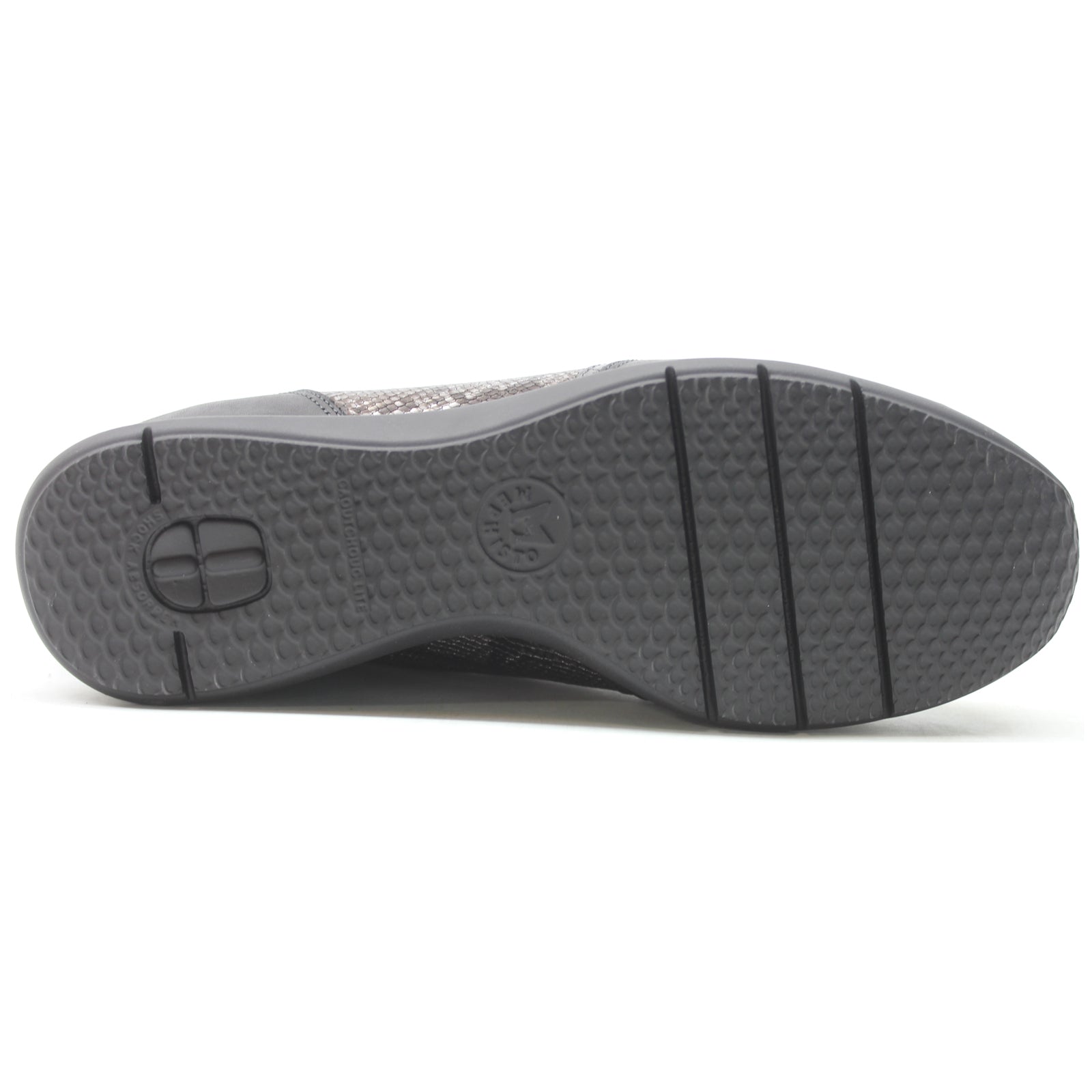 Mephisto Monia Leather Womens Trainers#color_carbon