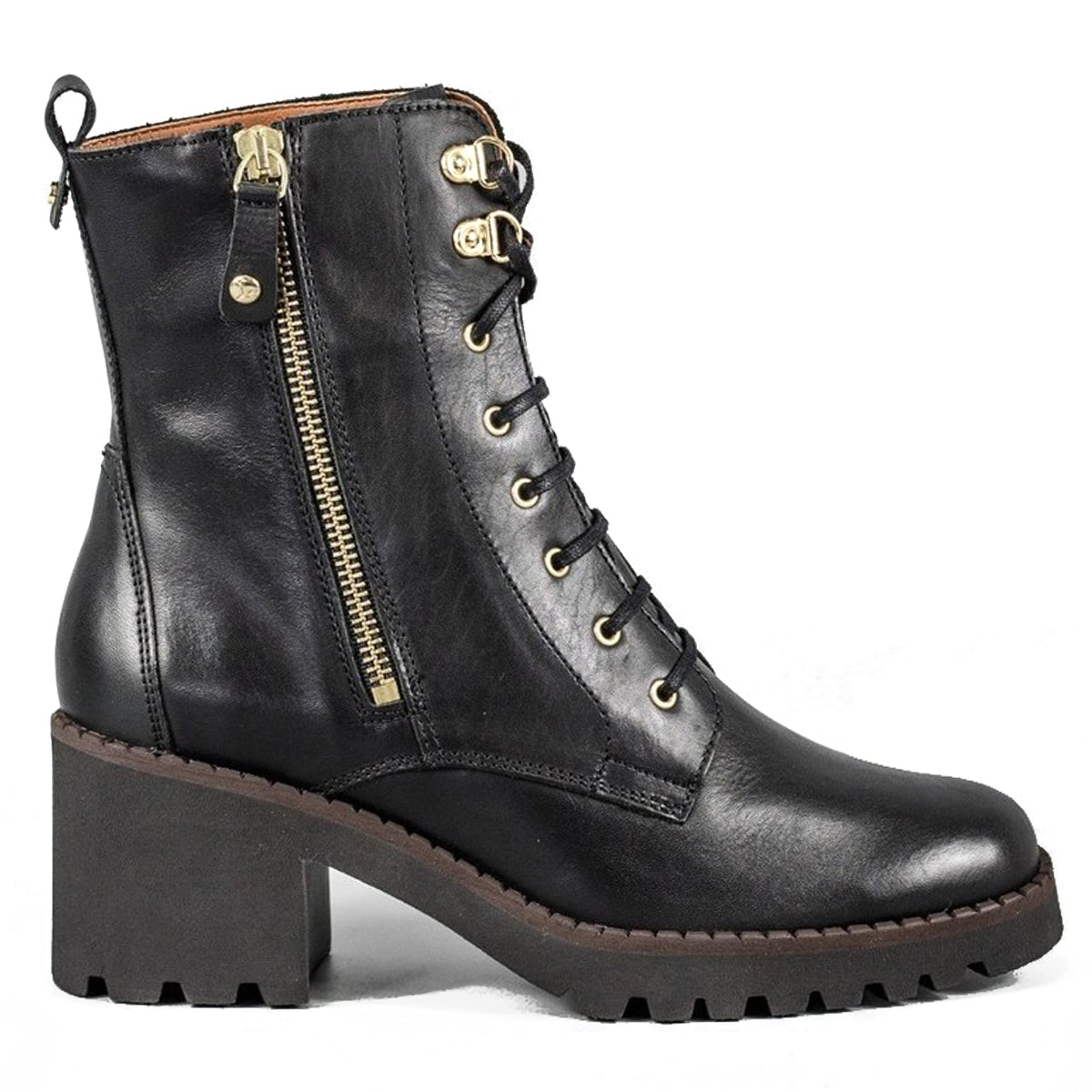 Pikolinos Viella Leather Womens Boots#color_black