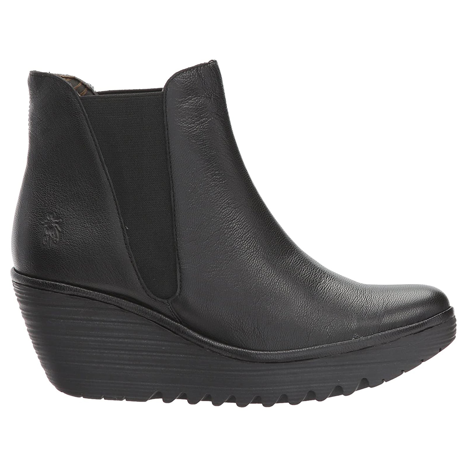 Fly London YOSS Mousse Leather Womens Boots#color_black