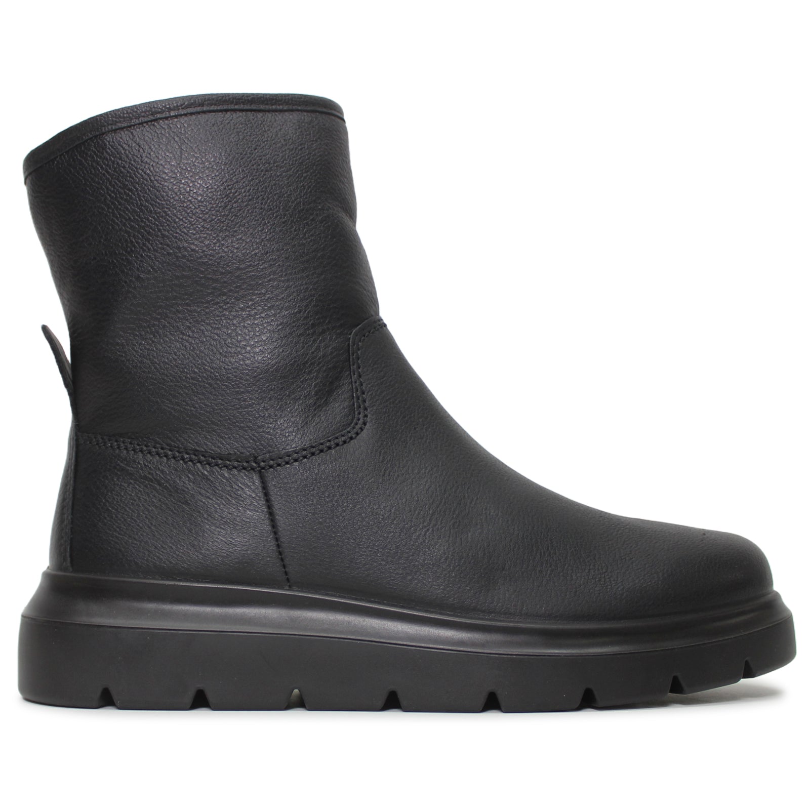 Ecco Nouvelle 216243 Leather Womens Boots#color_black