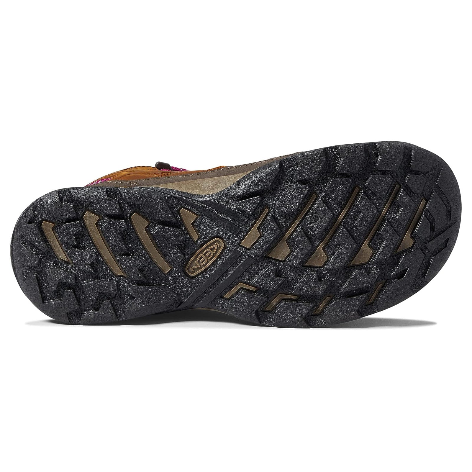 Keen Circadia Mid Leather Textile Womens Boots#color_syrup boysenberry