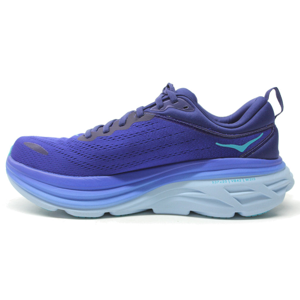 Hoka One One Bondi 8 Textile Mens Trainers#color_bellwether blue bluing