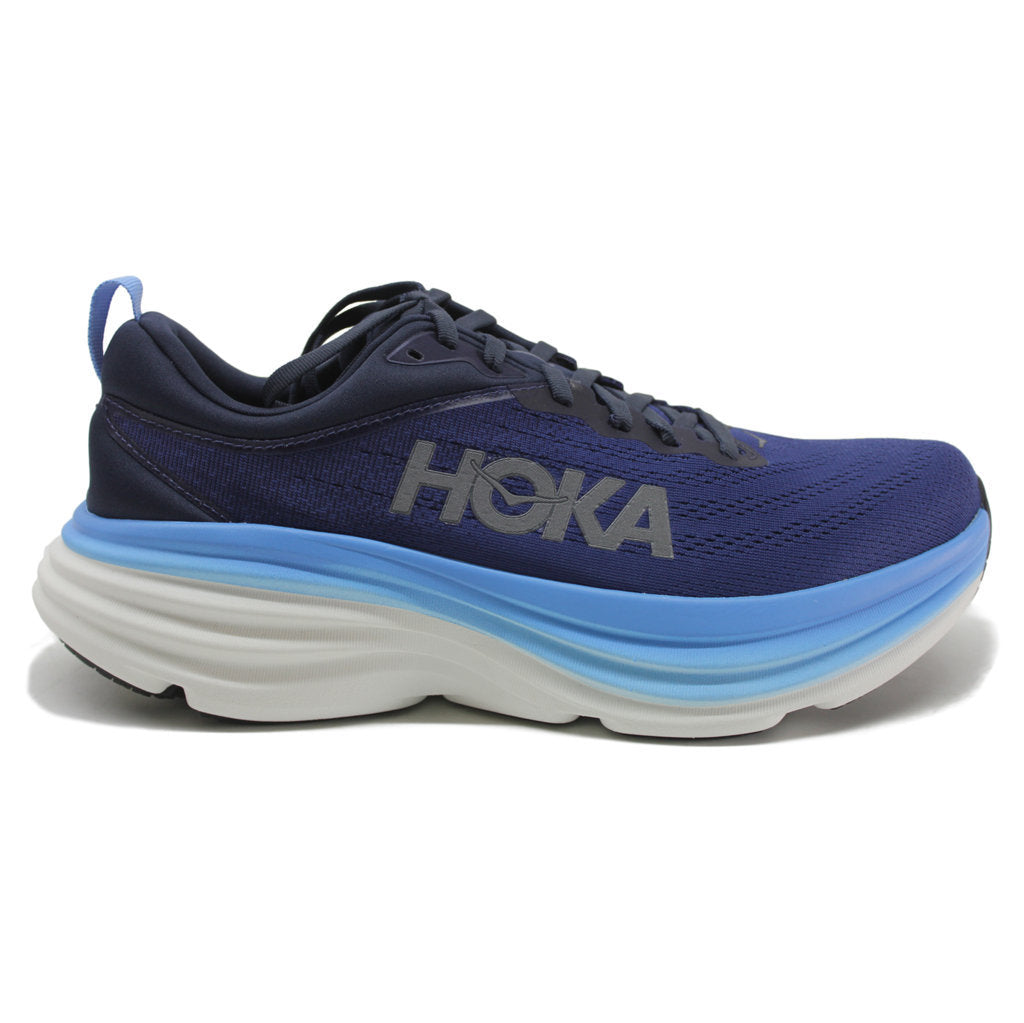 Hoka One One Bondi 8 Textile Mens Trainers#color_outer space all aboard